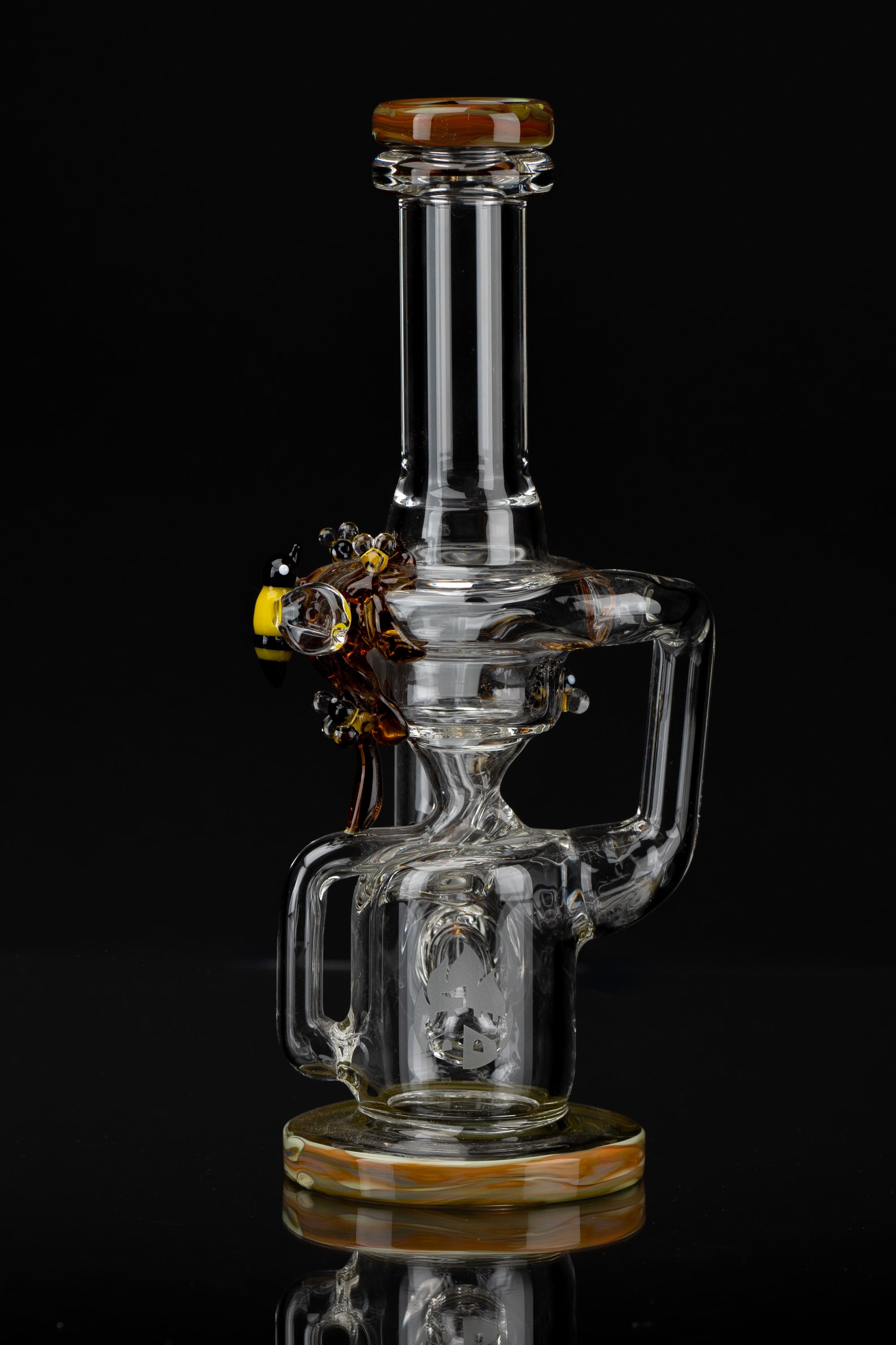 Empire Glassworks' Stunning Beehive Mini Recycler Dab Rig