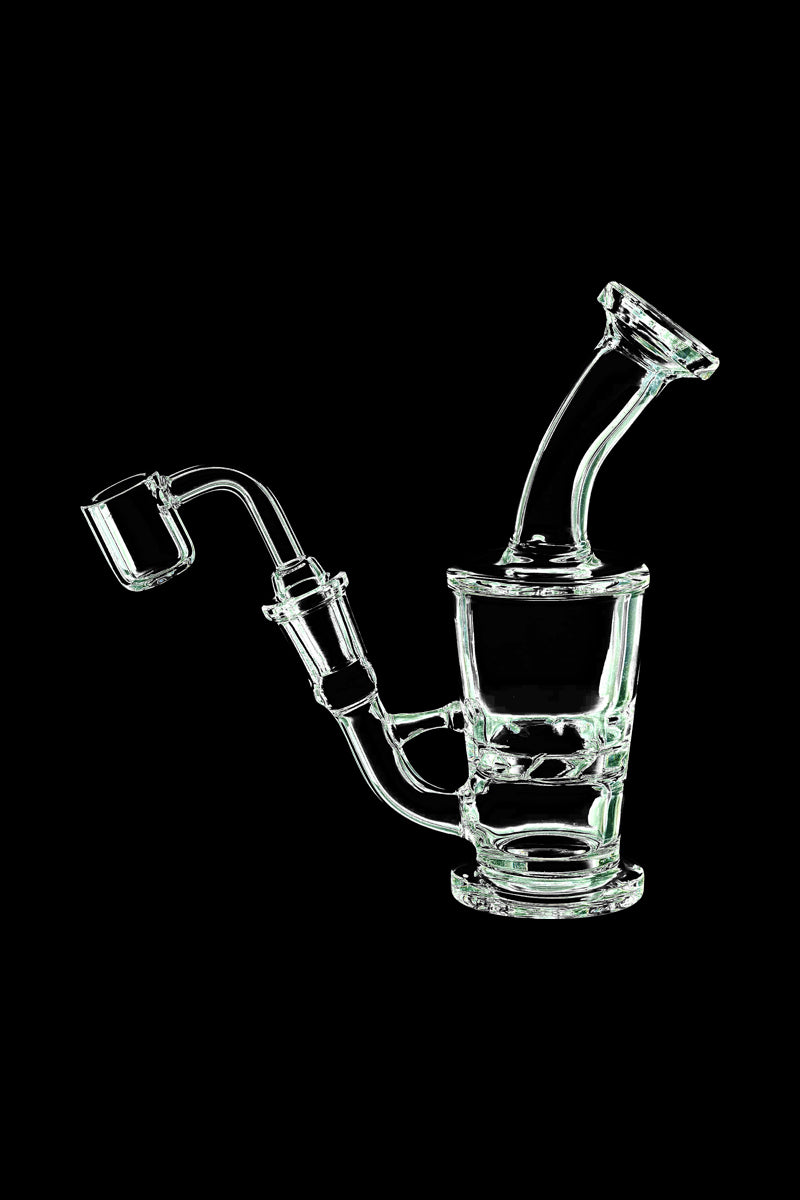 DankStop Turbine Perc Mini Rig - The Enchanting Tiny Tornado