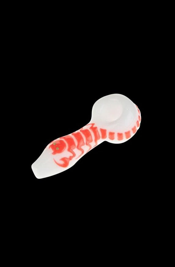 Enchanting Glow-in-the-Dark Scorpion Spoon Pipe
