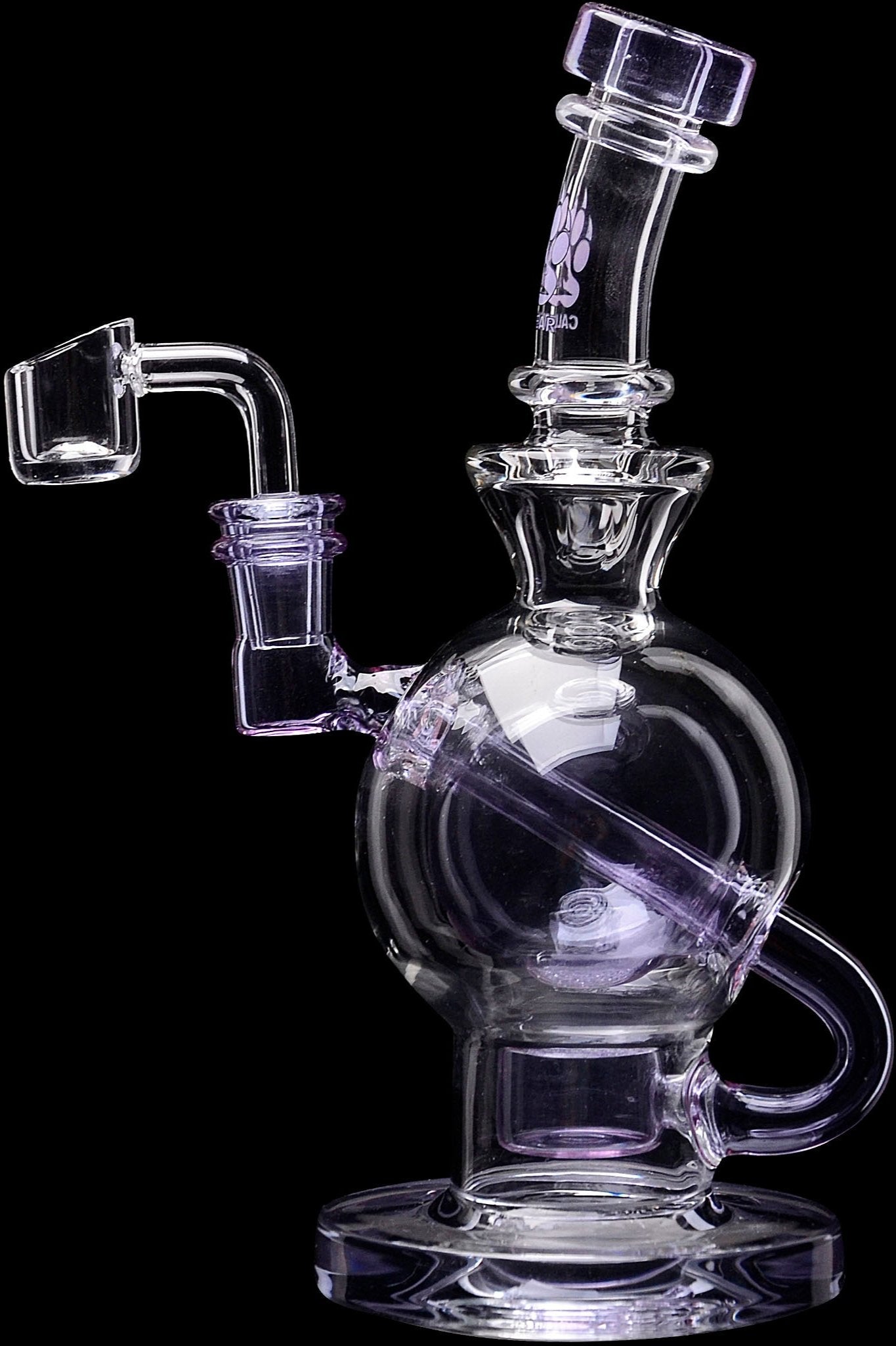 Calibear Colored Ball Flower of Life Smoking Rig - A Stunning Smoking Companion