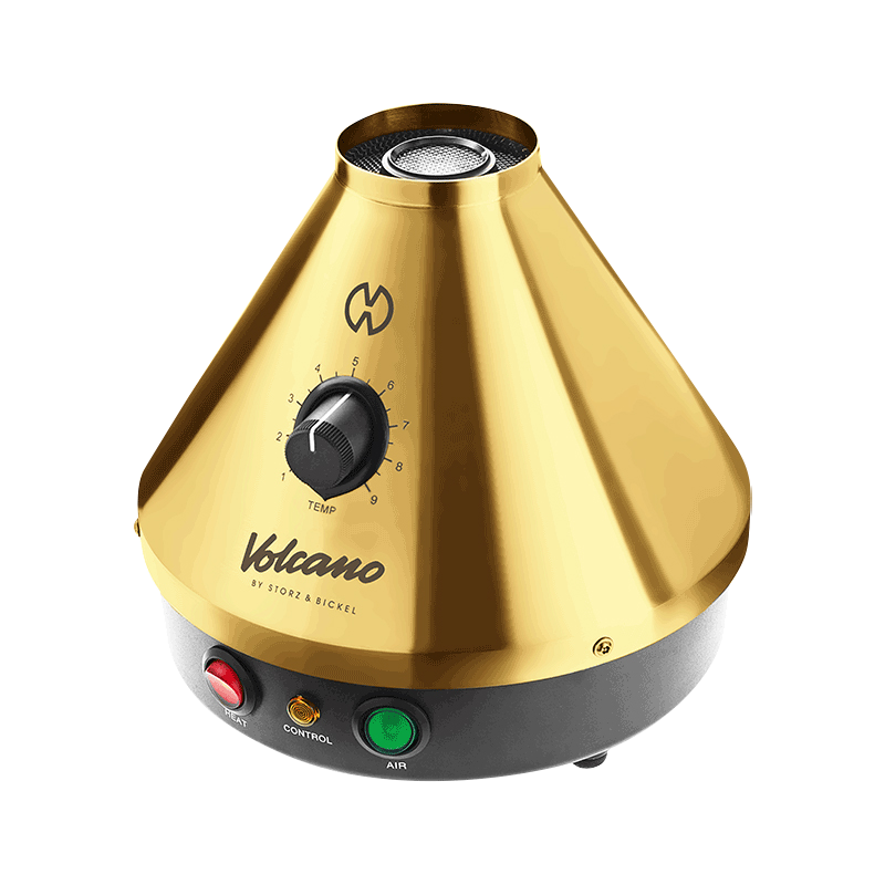 Volcano Classic Vaporizer Gold Edition - A Regal Vaping Experience