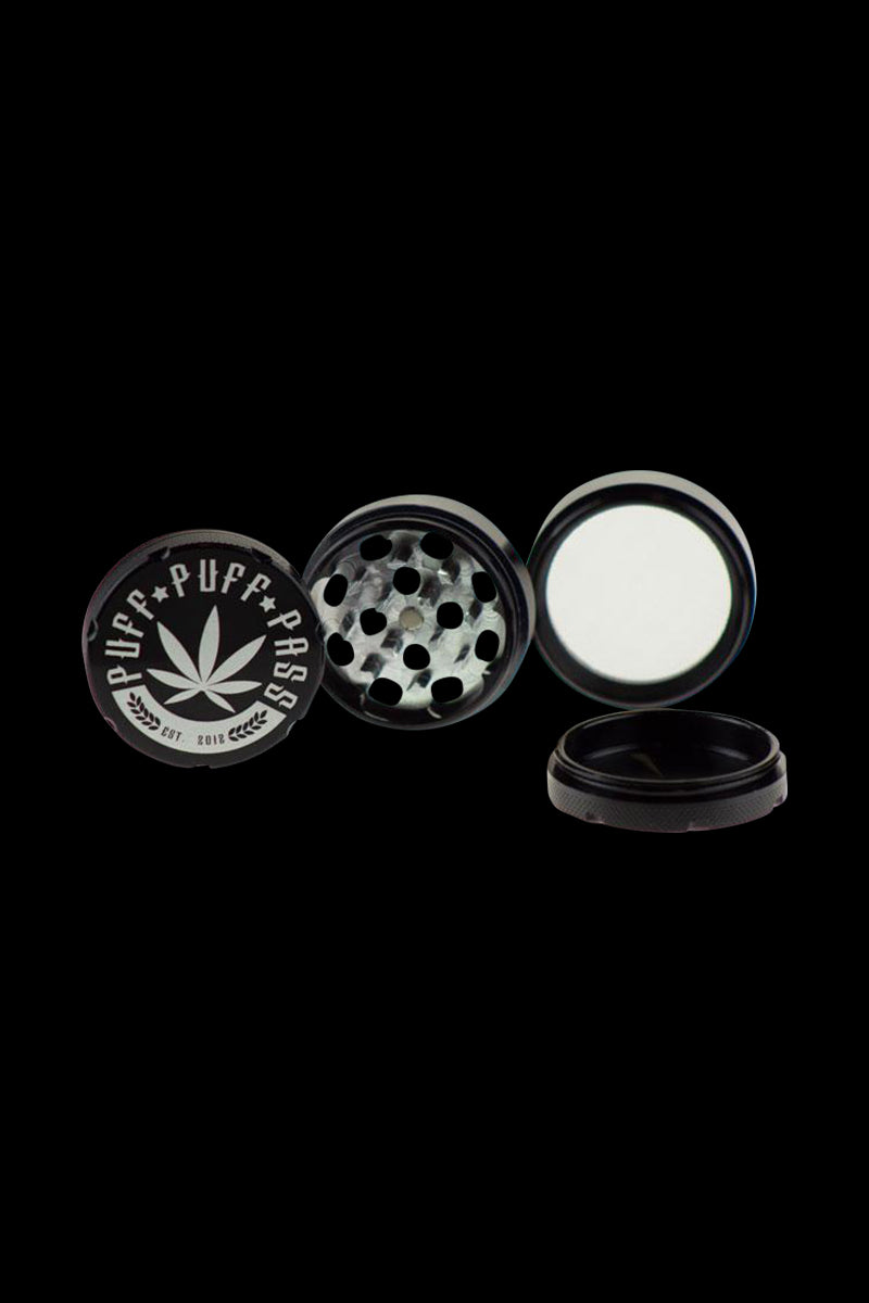 Famous Brandz Puff Puff Pass Herb Grinder - Your On - the - Go Grinding Companion