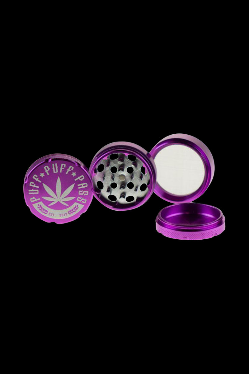 Famous Brandz Puff Puff Pass Herb Grinder - Your On - the - Go Grinding Companion