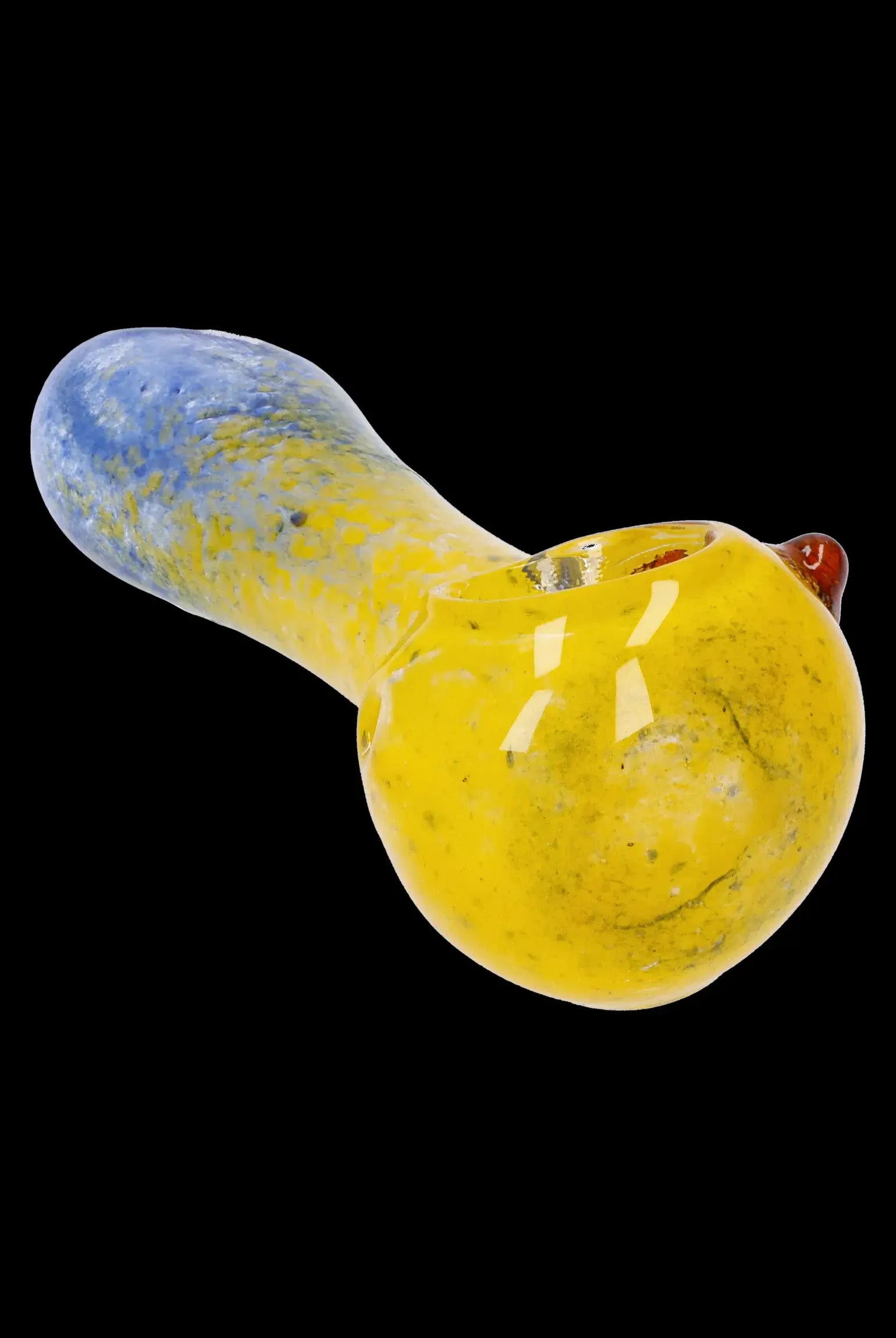 3.5-Inch Gradient Glass Frit Pipe - A Colorful Smoking Essential