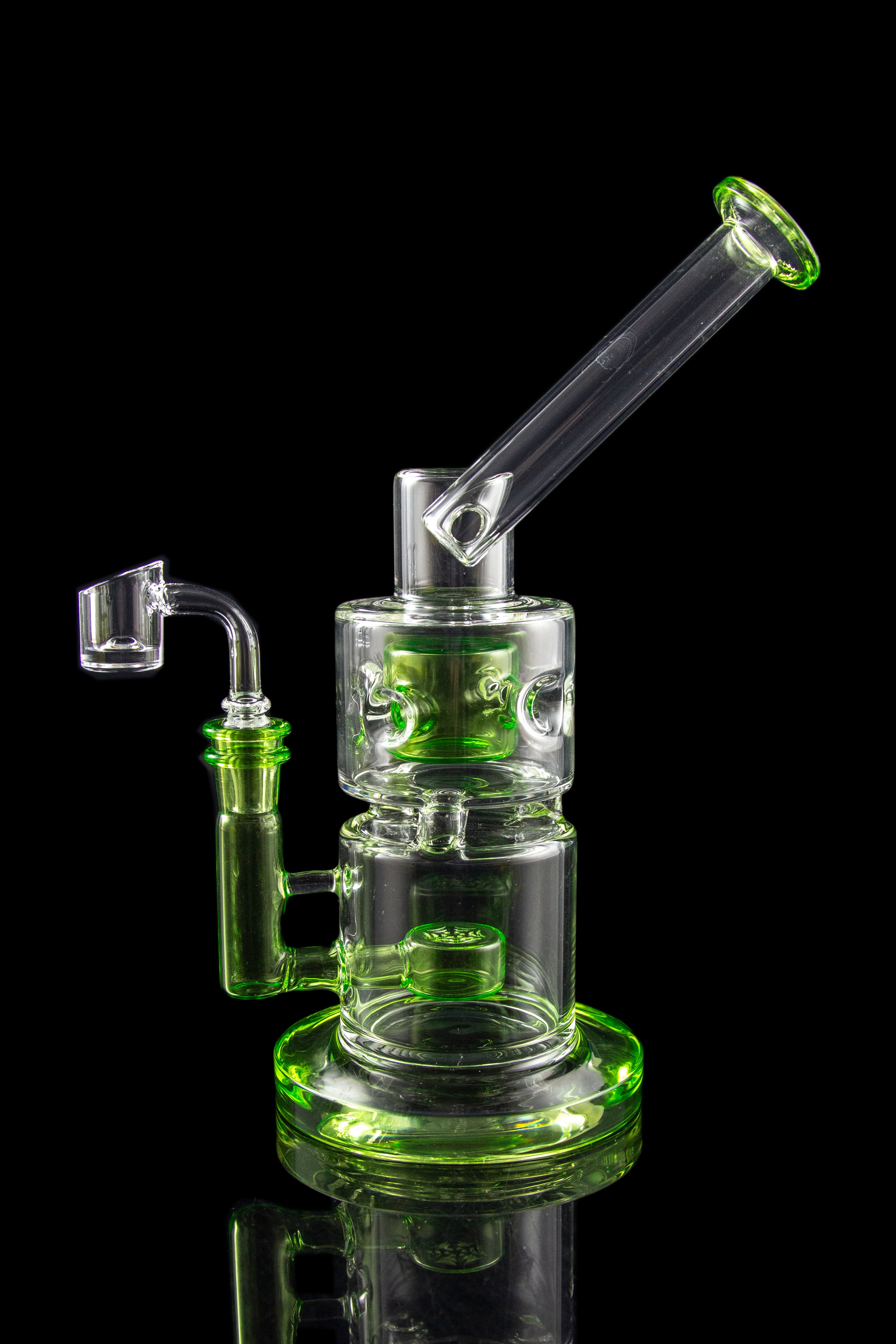 Uncle Sam's Seed of Life Swiss Perc Sidecar Dab Rig: A Stunning Smoking Essential