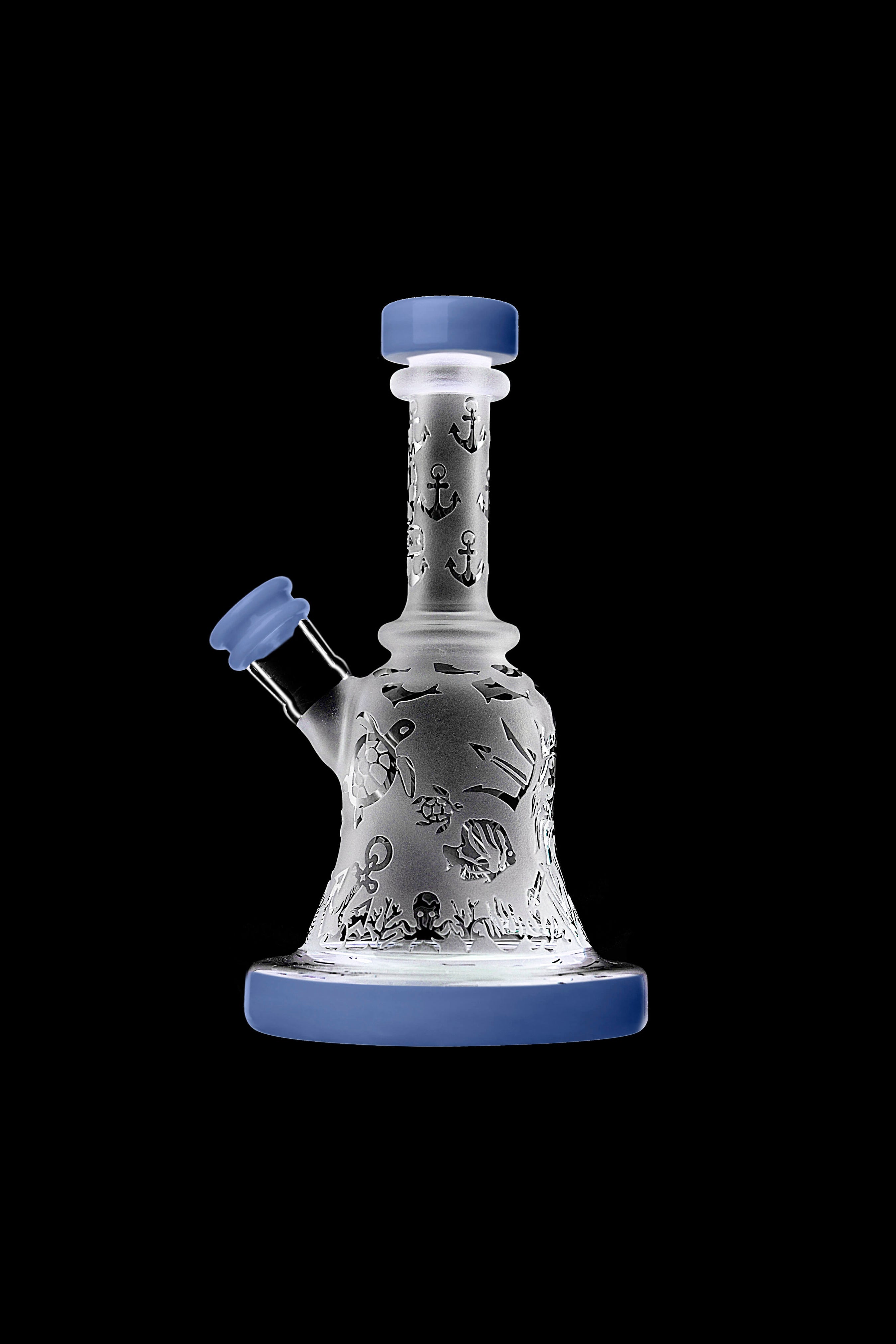 Calibear's Stunning Sandblasted Bell Ringer Water Pipe