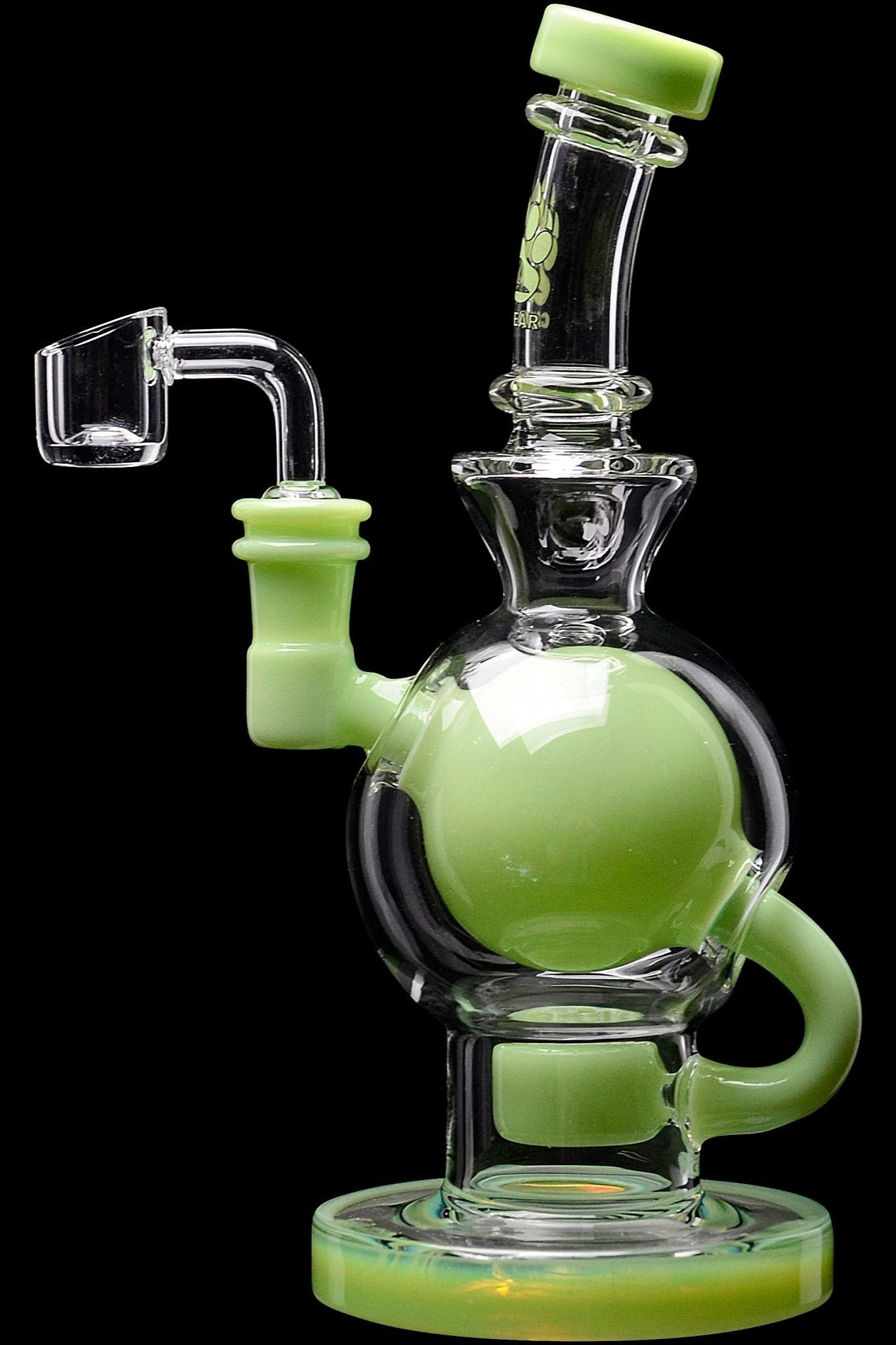 Calibear Colored Ball Flower of Life Smoking Rig - A Stunning Smoking Companion