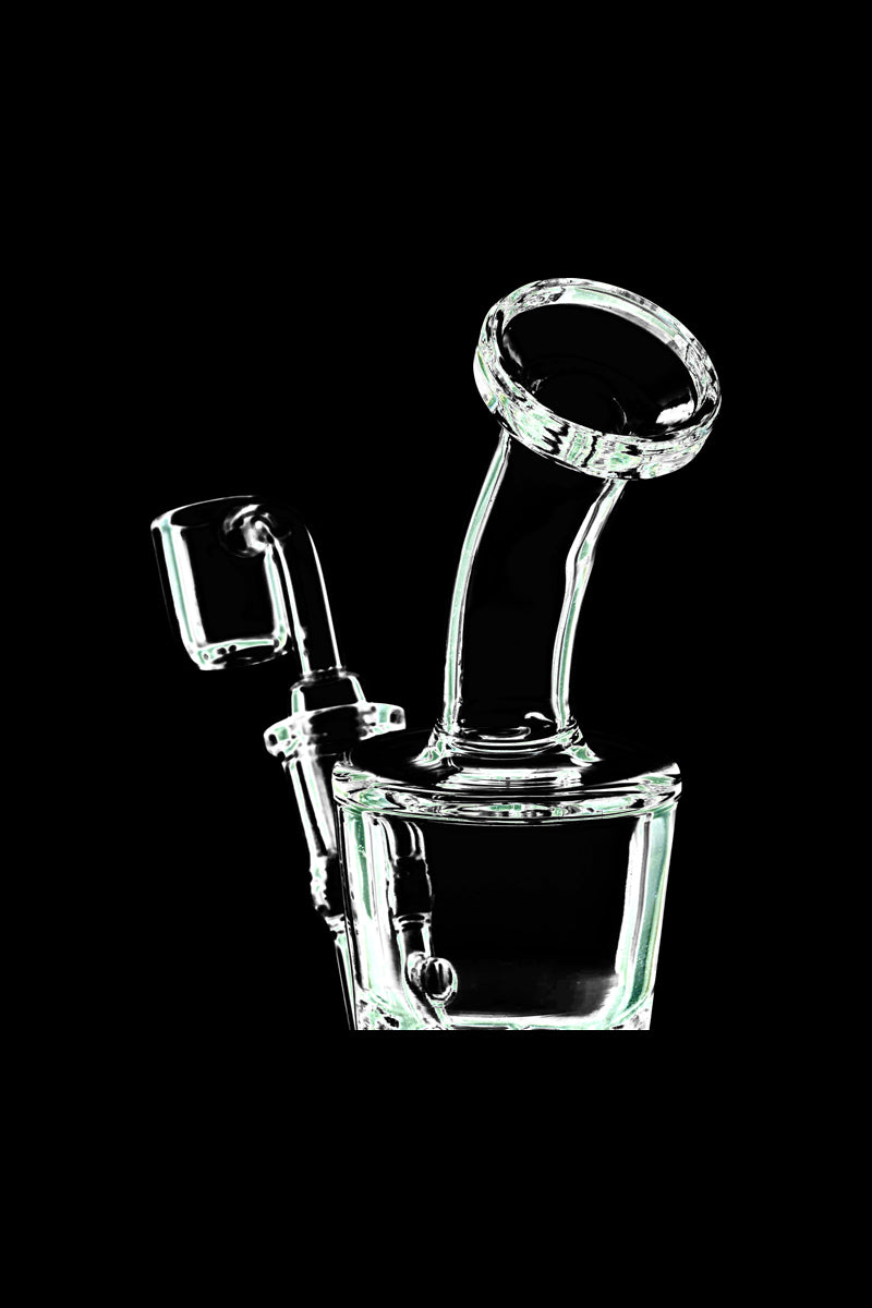DankStop Turbine Perc Mini Rig - The Enchanting Tiny Tornado