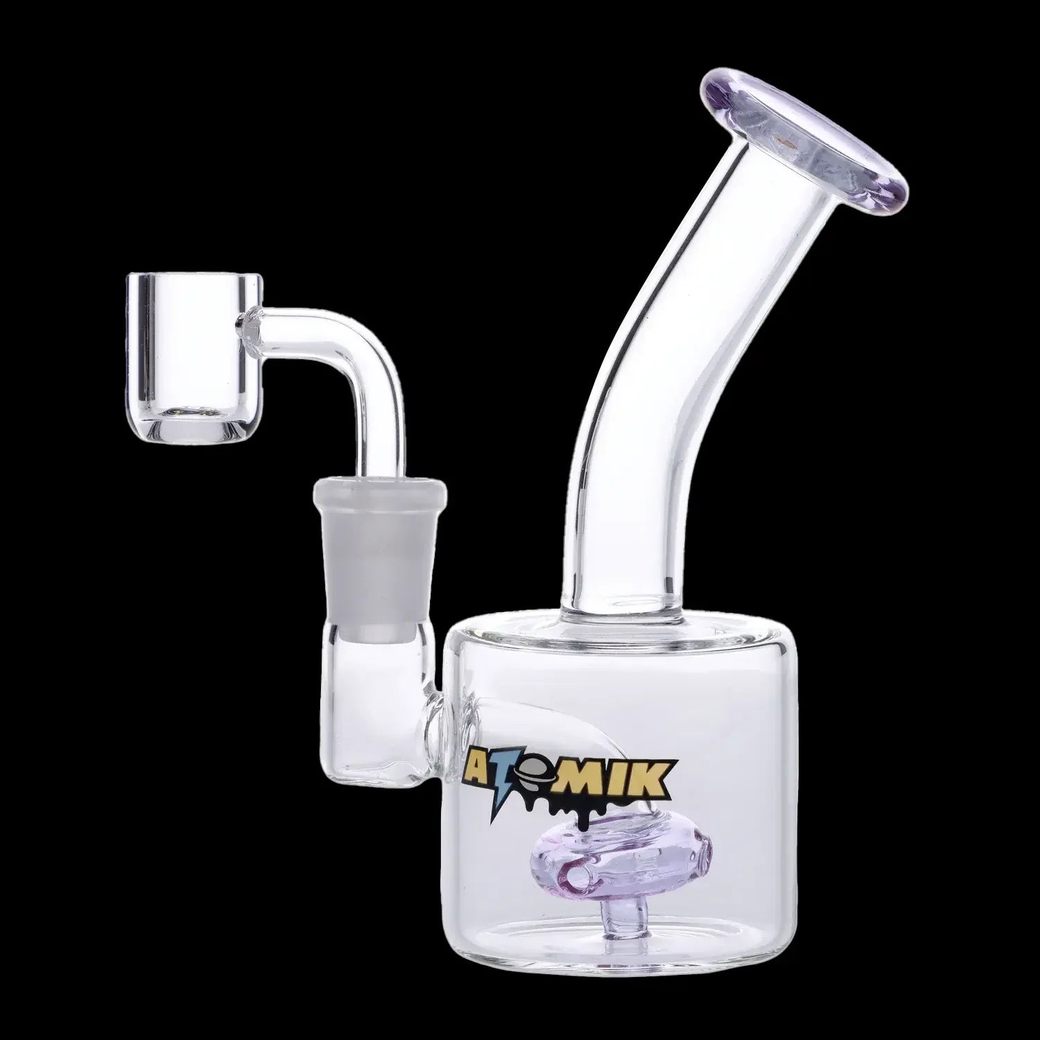 Atomik Little Dipper Dab Rig - Compact 5.25-Inch Cosmic Wonder