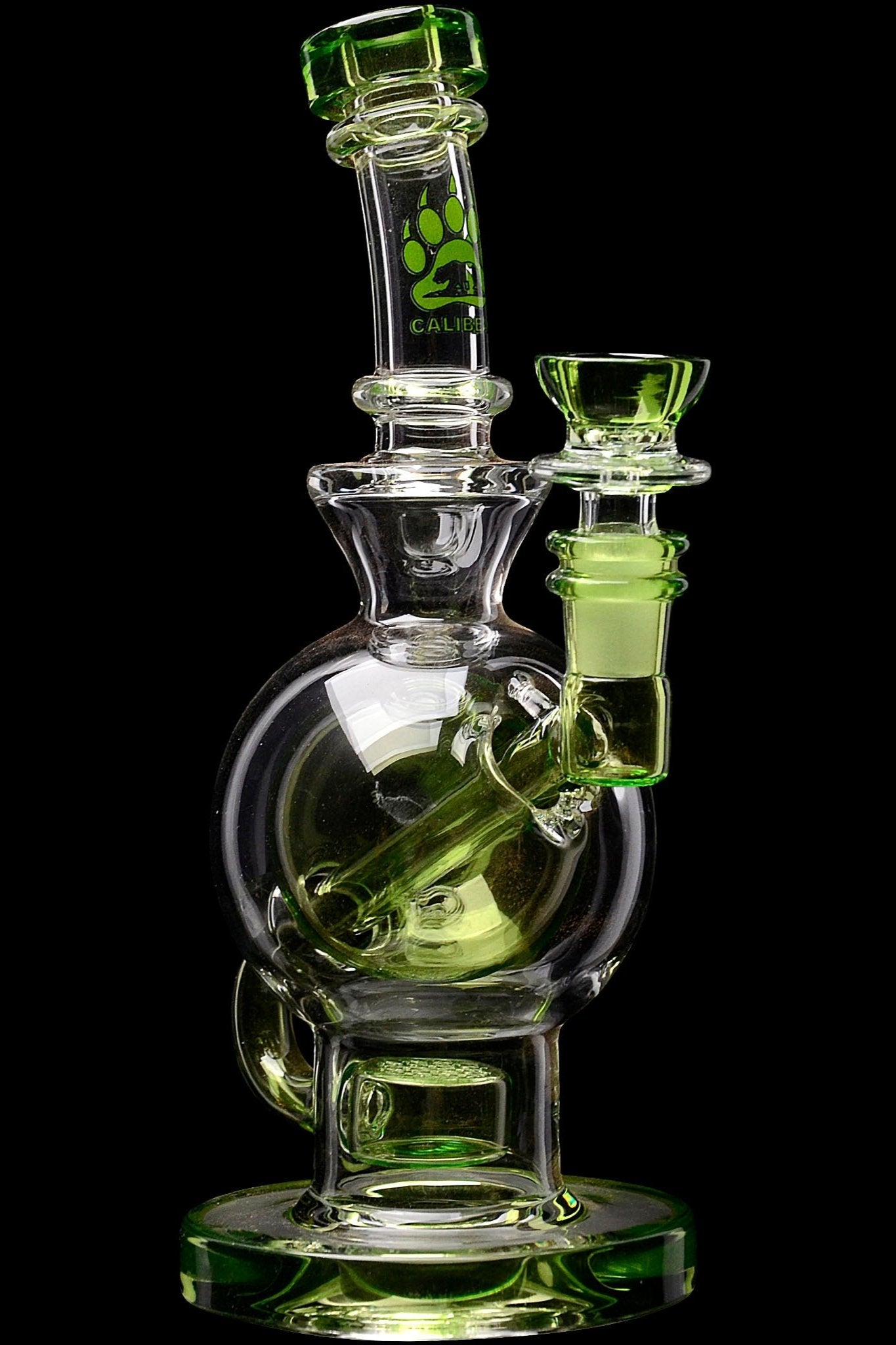 Calibear Colored Ball Flower of Life Smoking Rig - A Stunning Smoking Companion