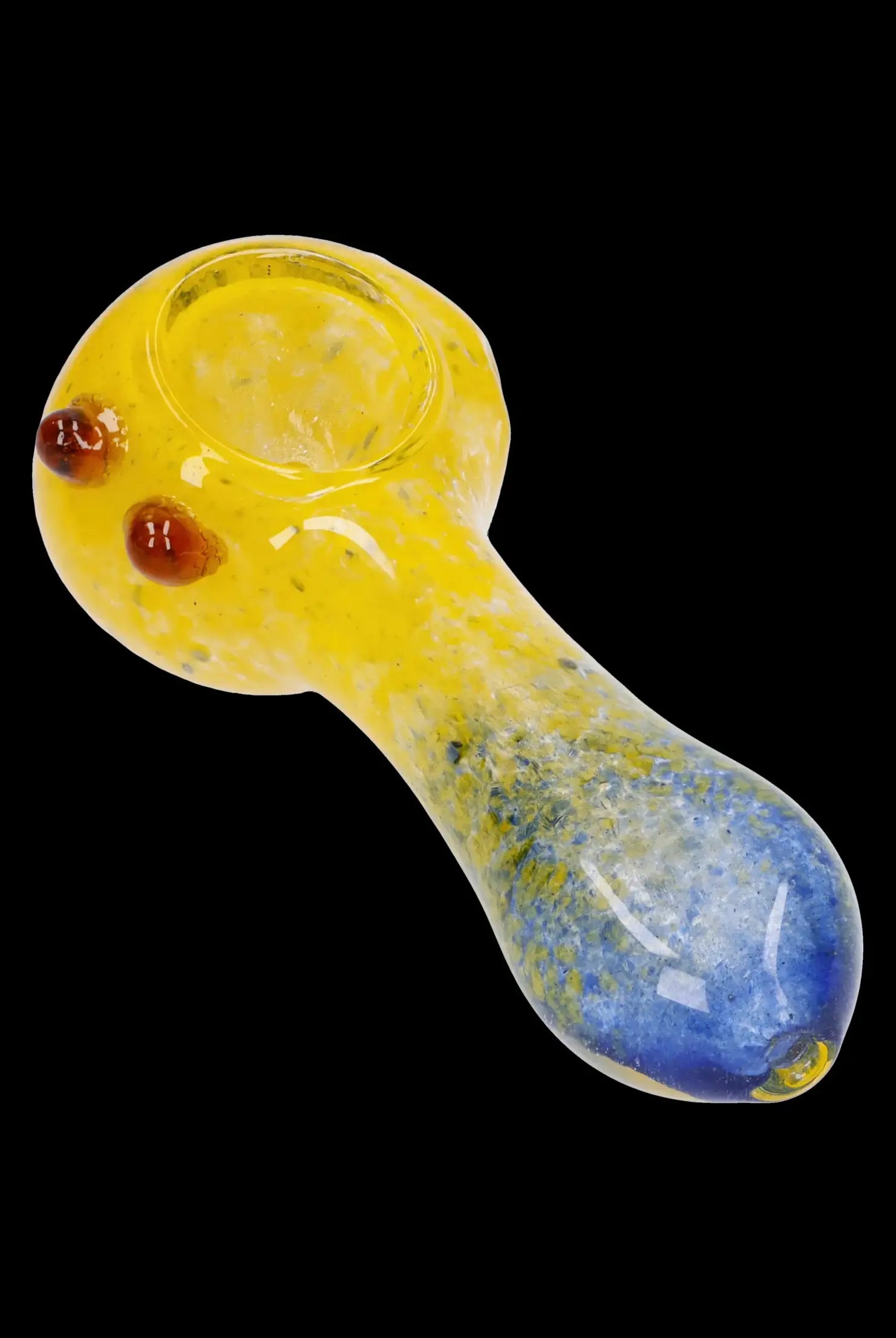 3.5-Inch Gradient Glass Frit Pipe - A Colorful Smoking Essential