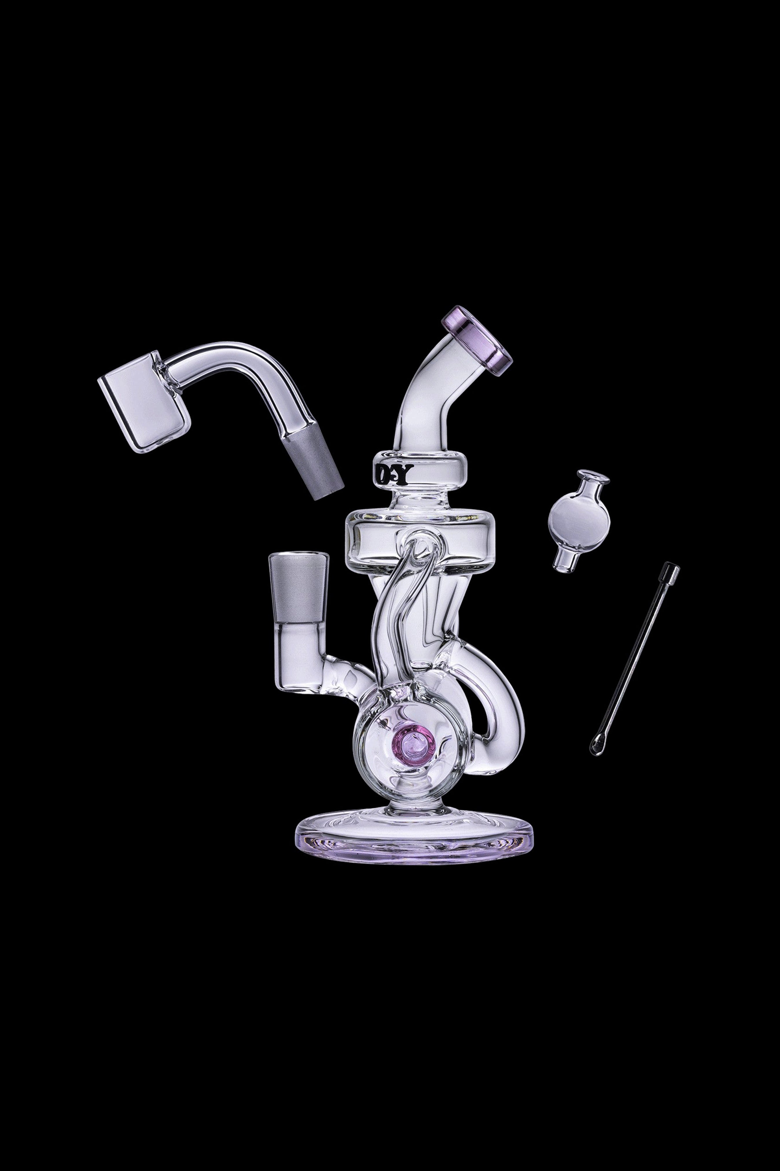 Goody Glass Drummer Boy Mini Dab Rig: 4-Piece Fun Kit
