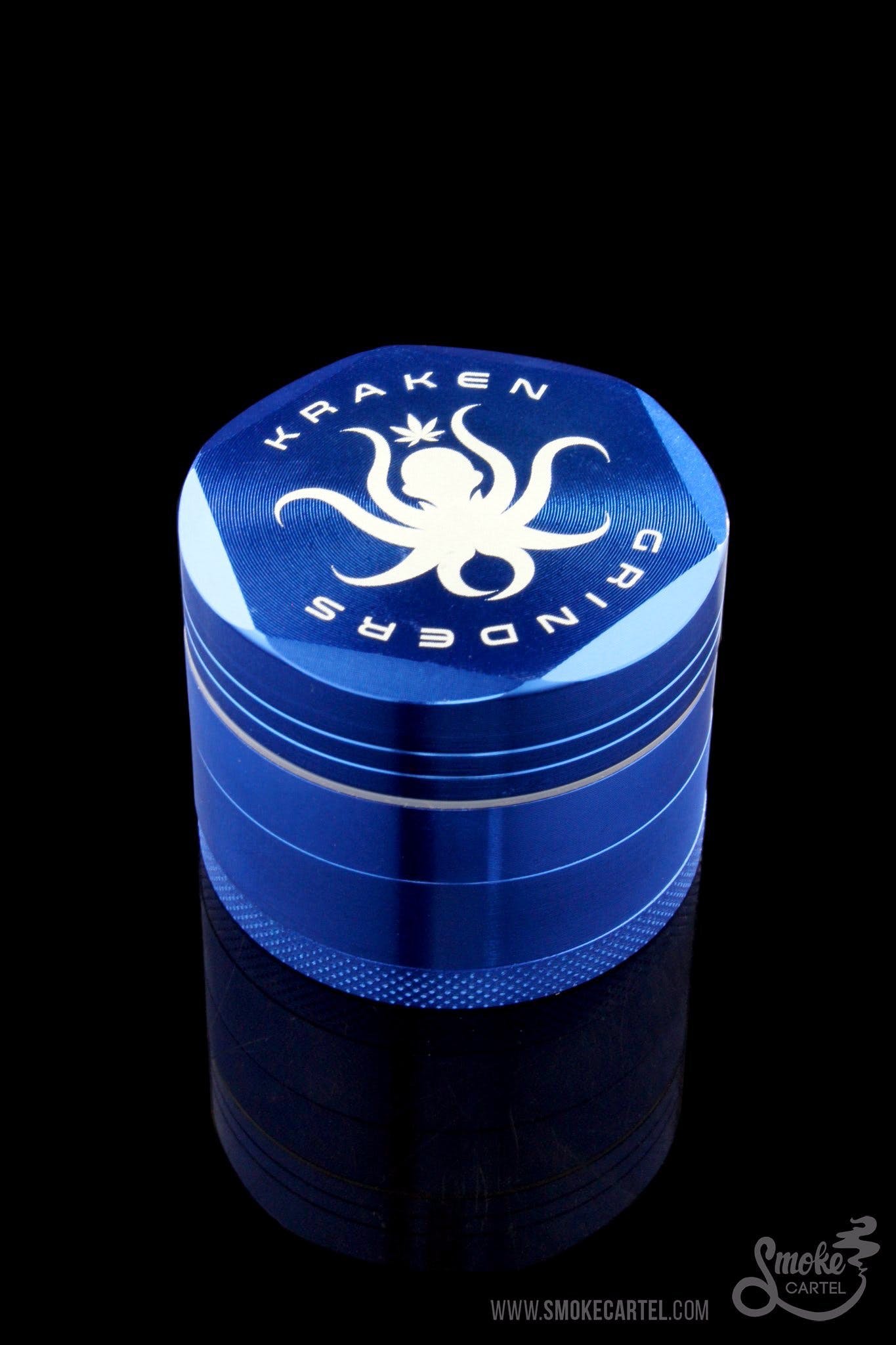 Unleash the Kraken! 2.5 Hex Ridge 4-Piece Grinder with Pollen Screen