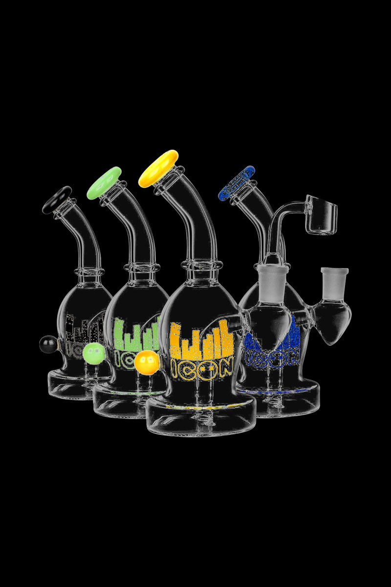 Diamond Glass Icon Ori Dab Rig - A Premium Vaping Essential