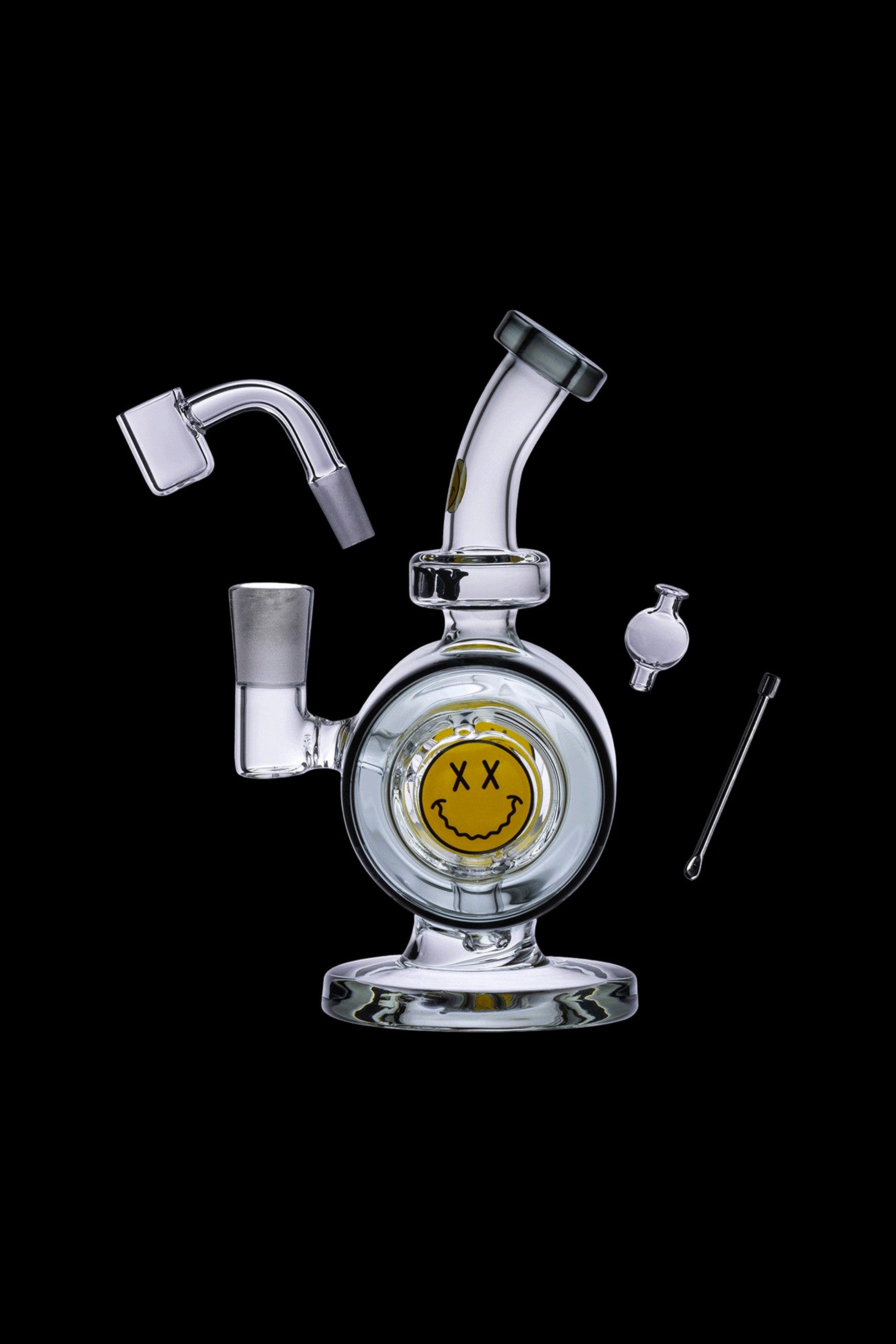 Goody Glass Spin Cycle Mini Dab Rig: 4-Piece Fun Kit
