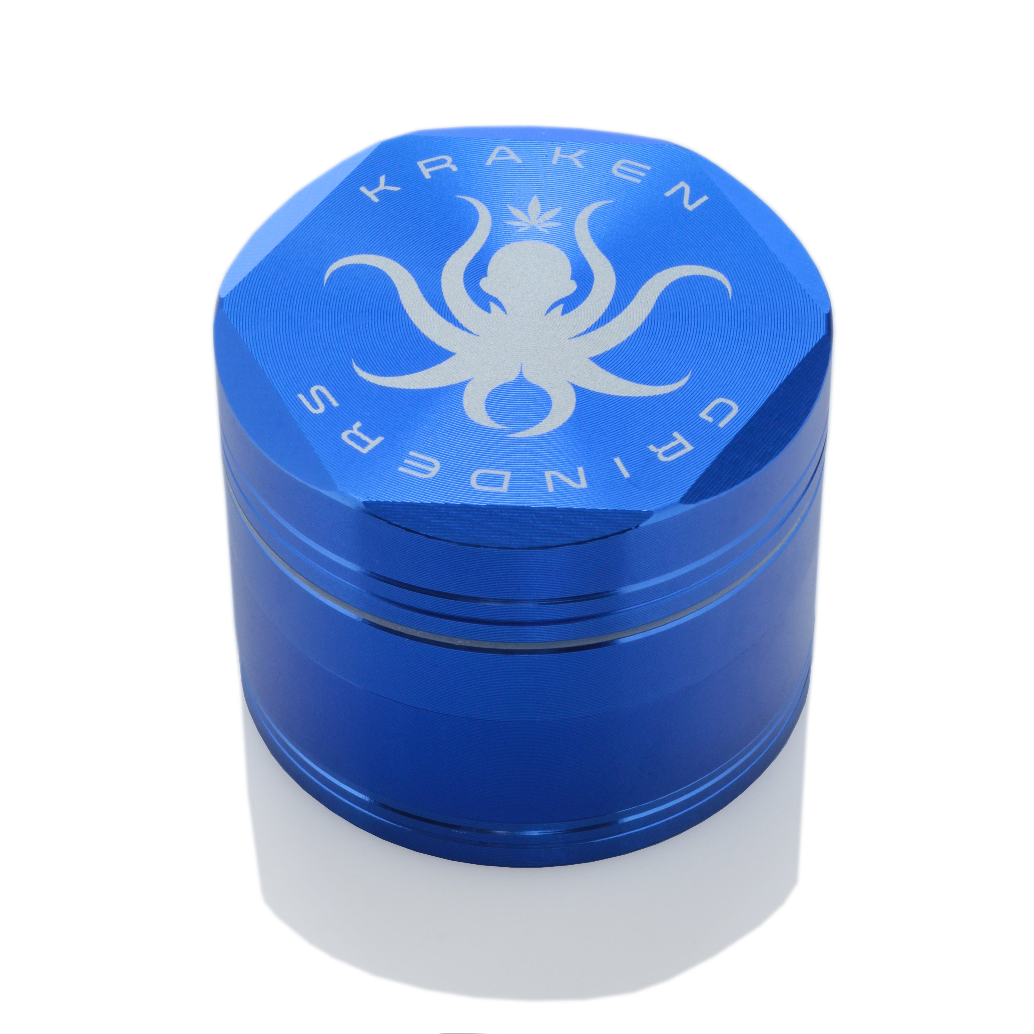 Unleash the Kraken! 2.5 Hex Ridge 4-Piece Grinder with Pollen Screen