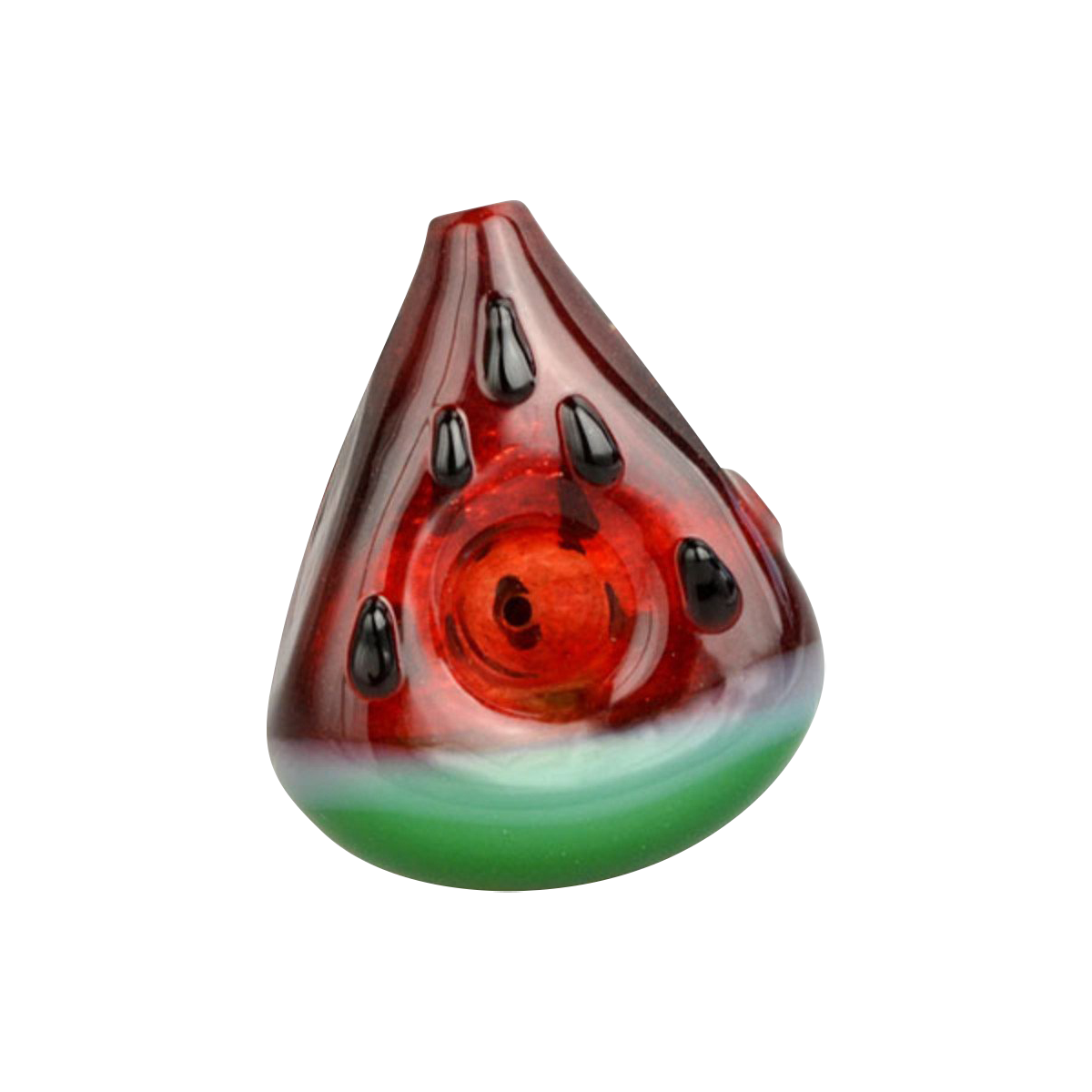 Juicy Watermelon Slice Glass Hand Pipe