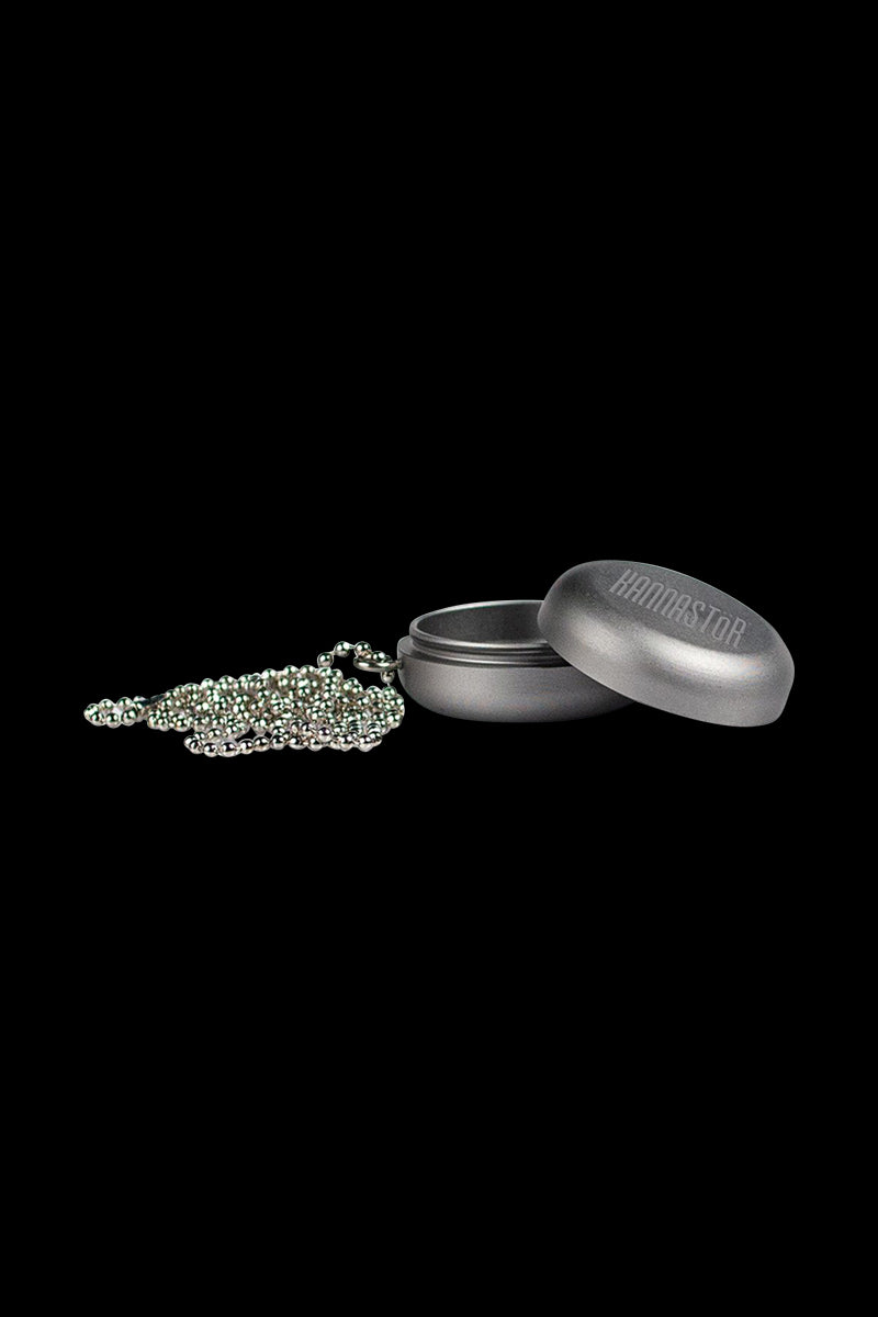 Kannastor Pendant Puck Necklace Grinder - The Ultimate On - the - Go Smoking Accessory