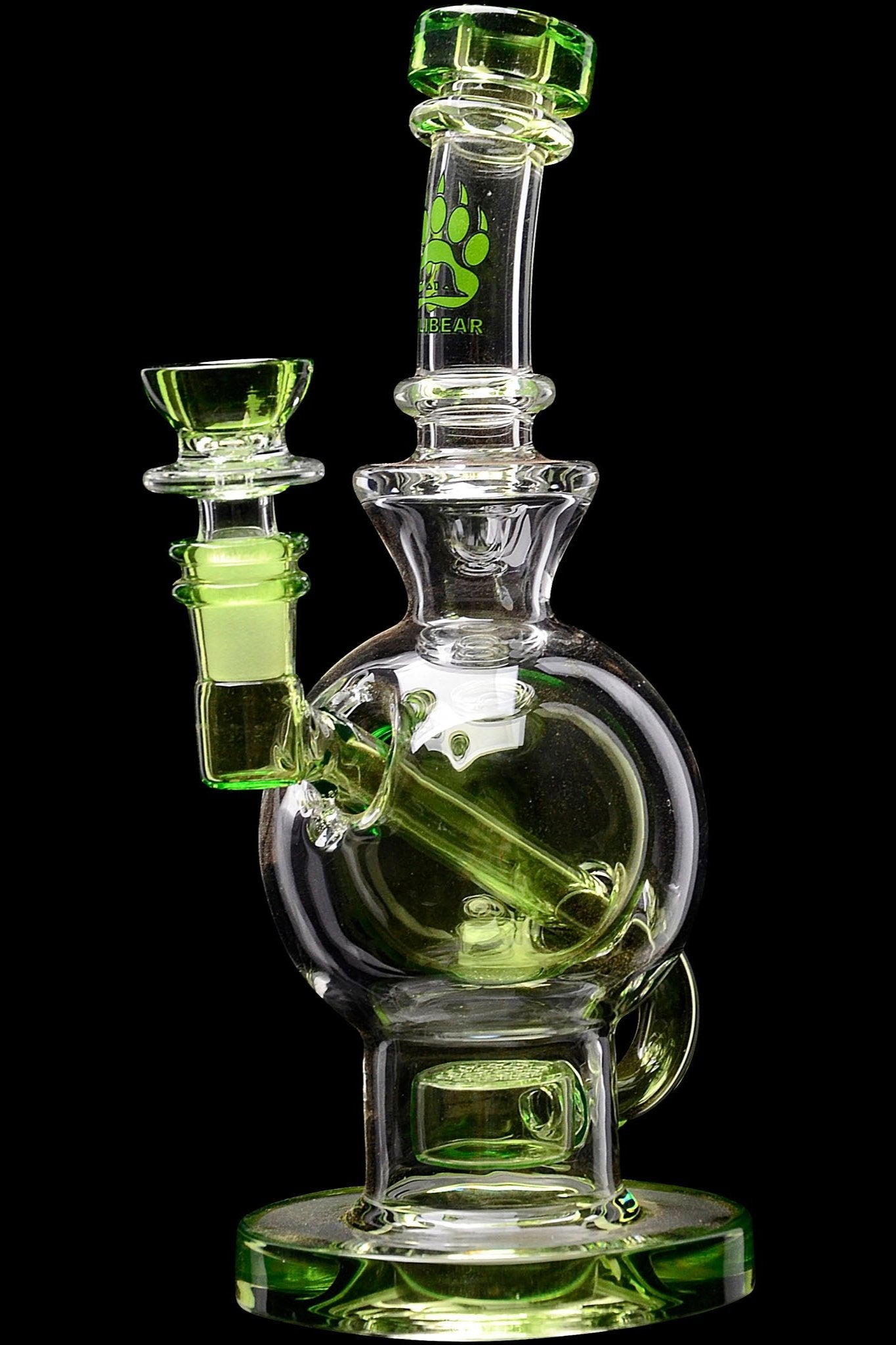 Calibear Colored Ball Flower of Life Smoking Rig - A Stunning Smoking Companion