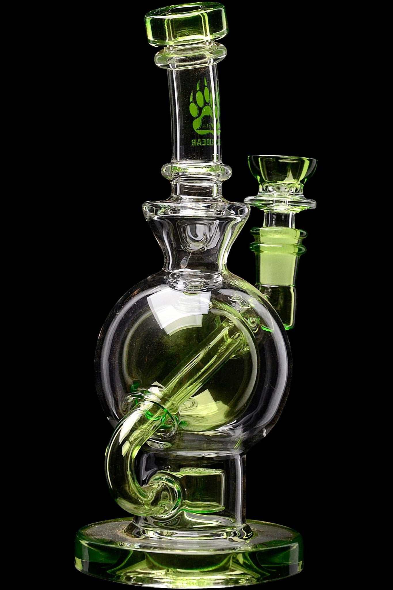 Calibear Colored Ball Flower of Life Smoking Rig - A Stunning Smoking Companion