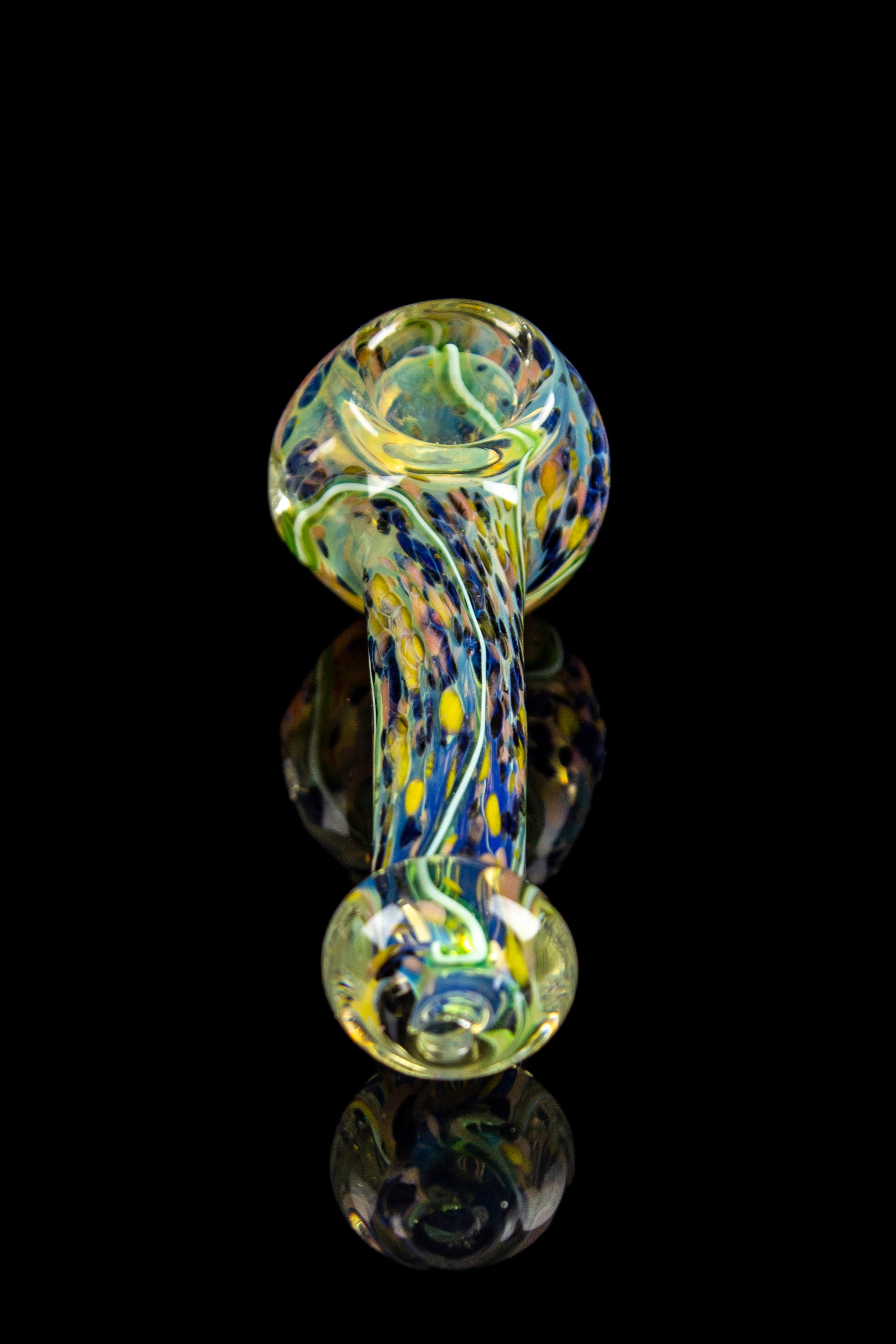 Enchanting Lily Pad Marble Fumed Hand Pipe