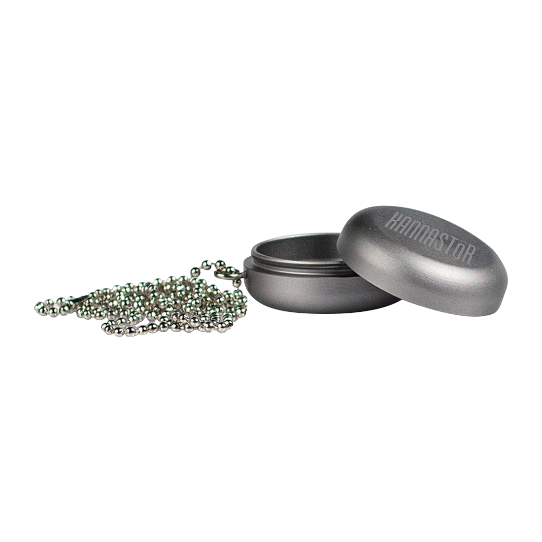 Kannastor Pendant Puck Necklace Grinder - The Ultimate On - the - Go Smoking Accessory