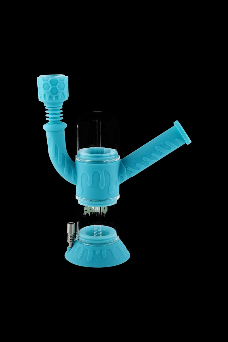 Ooze Cranium 4-in-1 Silicone & Glass Multifunctional Water Pipe