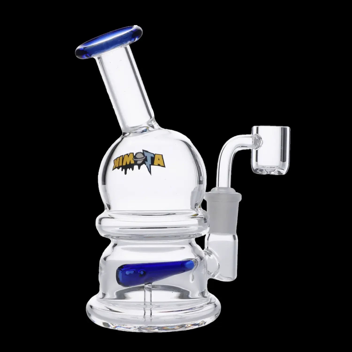 Atomik Moon Dab Rig - Compact 5.5-Inch Cosmic Smoking Wonder
