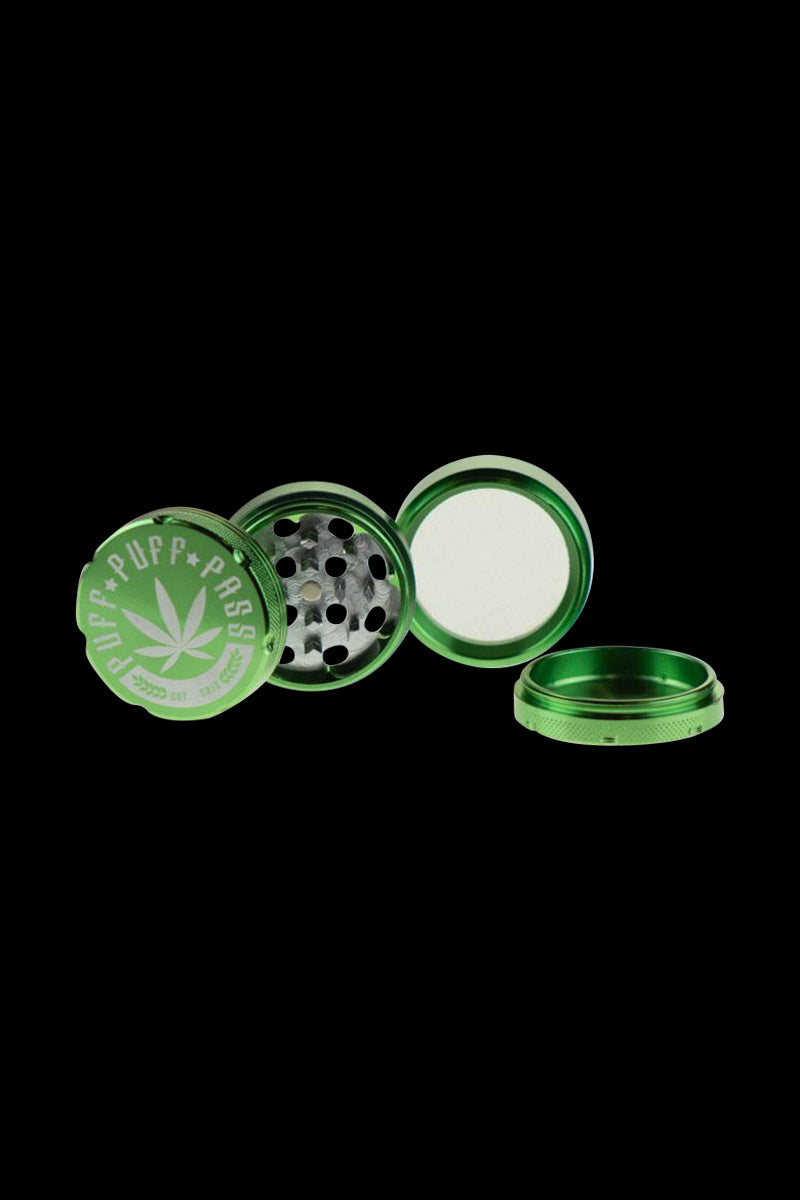 Famous Brandz Puff Puff Pass Herb Grinder - Your On - the - Go Grinding Companion
