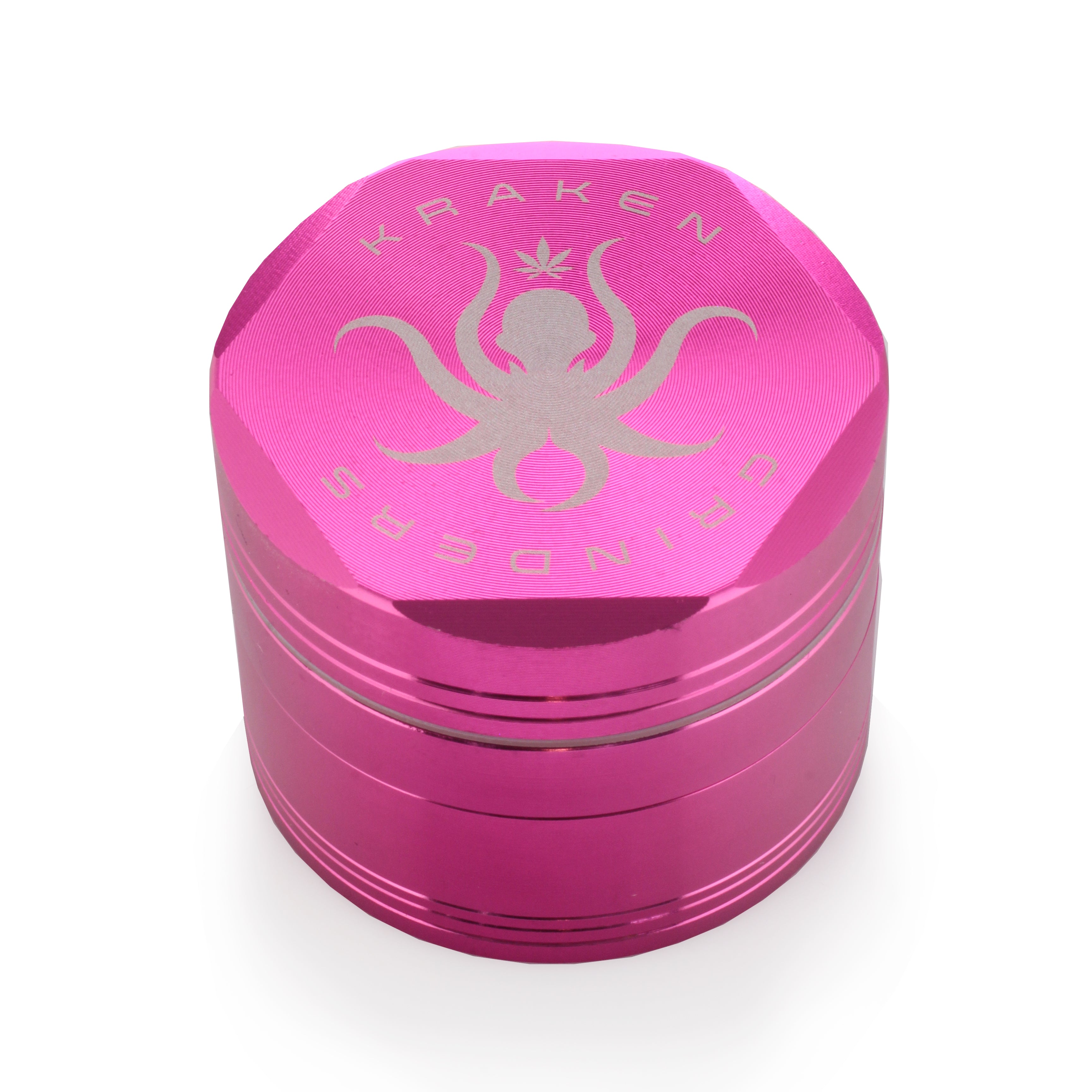 Unleash the Kraken! 2.5 Hex Ridge 4-Piece Grinder with Pollen Screen