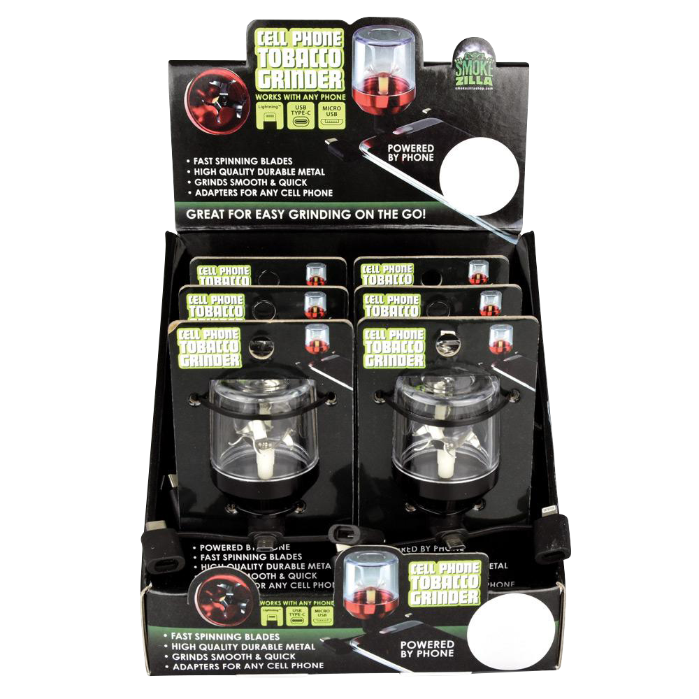 Must-Have Cell Phone Powered Herb Grinder - 6-Pack Bundle