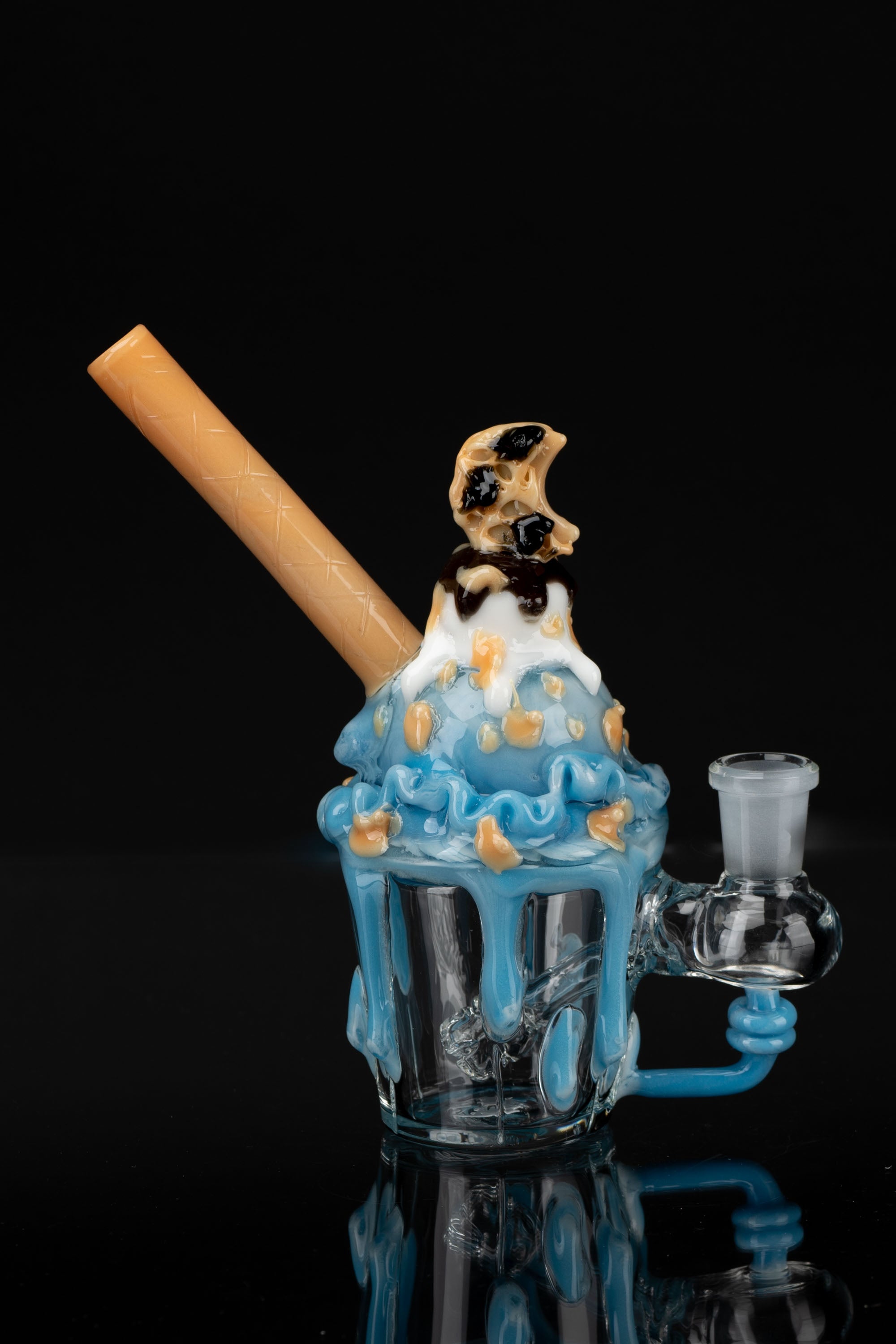 Empire Glassworks Cookie Monster Sundae Nano Rig - A Delightful Smoking Companion