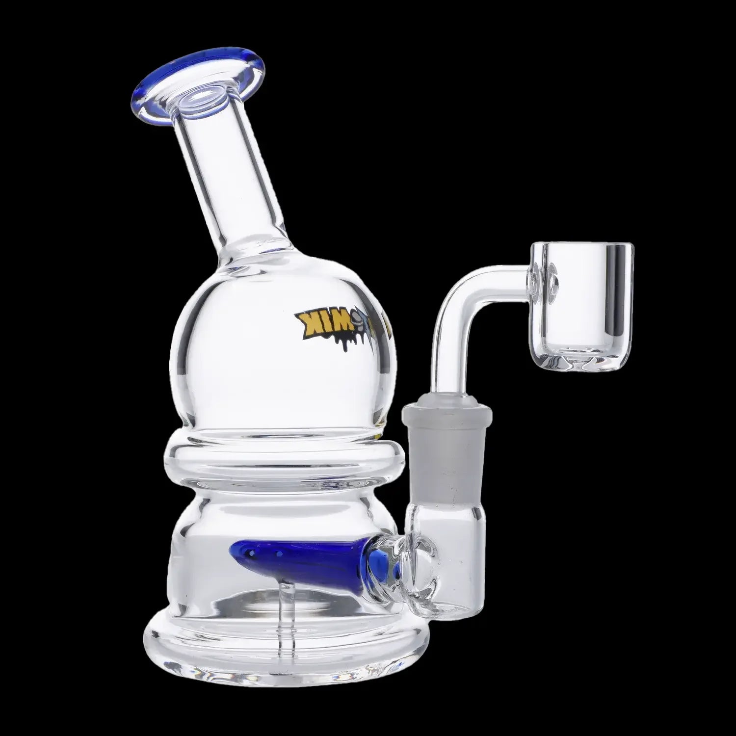 Atomik Moon Dab Rig - Compact 5.5-Inch Cosmic Smoking Wonder