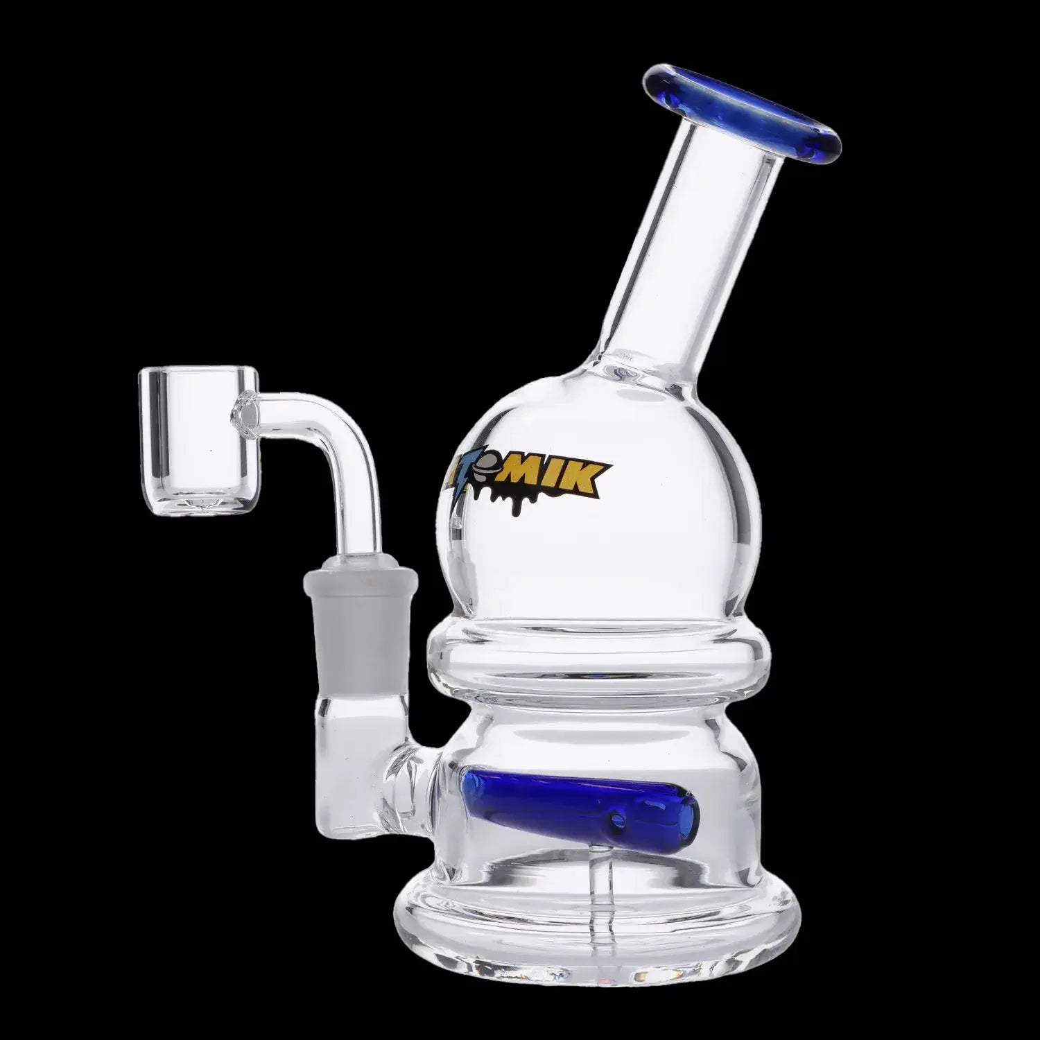 Atomik Moon Dab Rig - Compact 5.5-Inch Cosmic Smoking Wonder