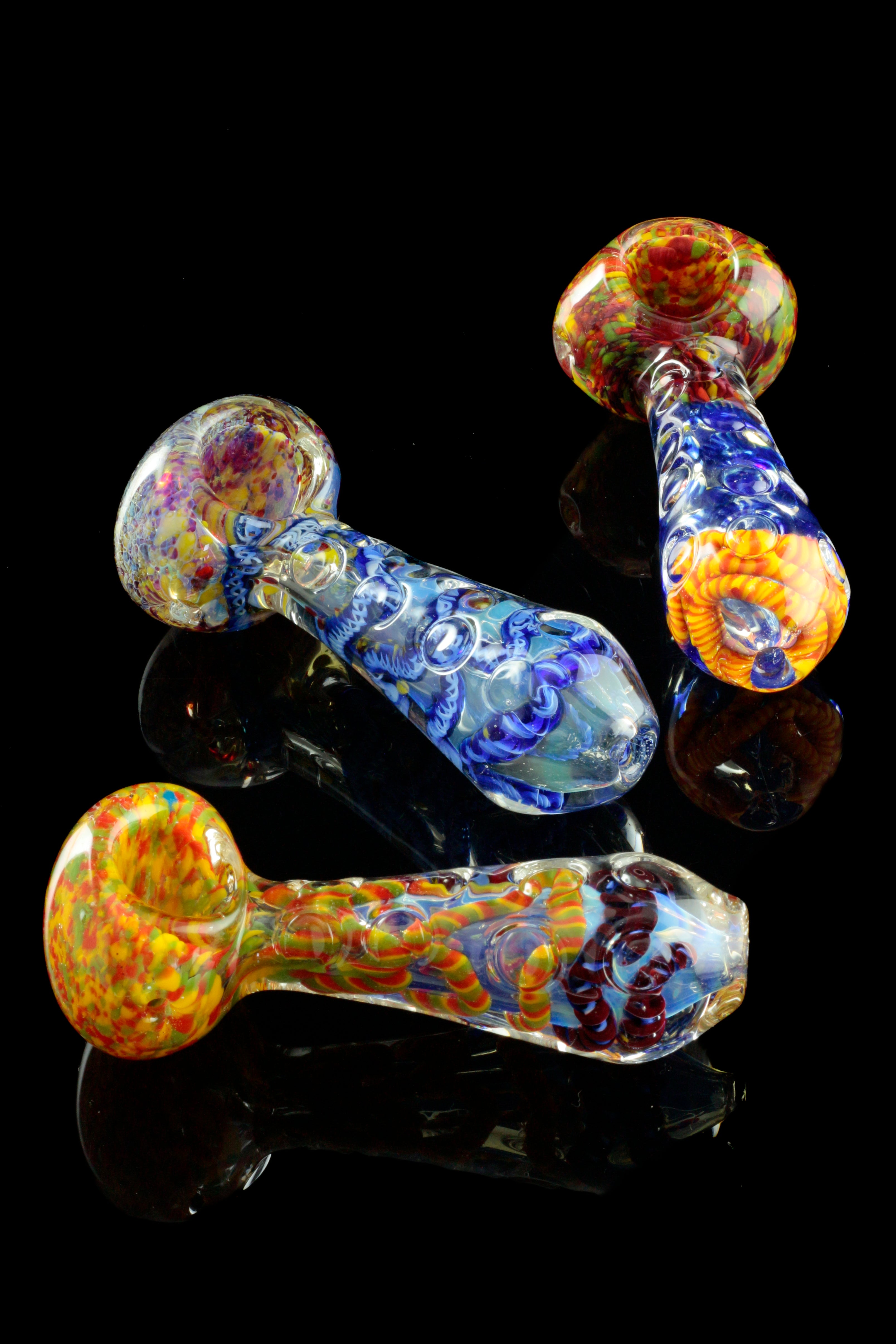 Stunning 4.5-inch Marble Holed Hand Pipe