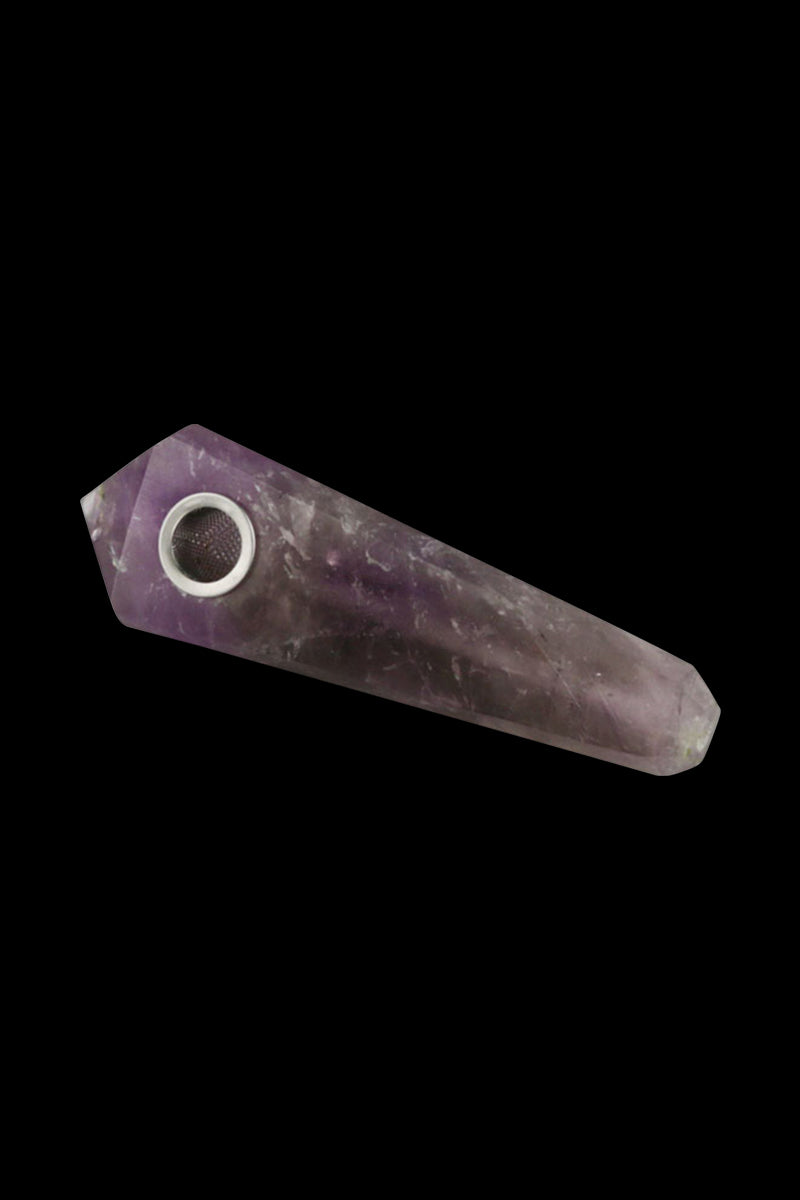 Exquisite Natural Gemstone Hand Pipe for Smoking Enthusiasts