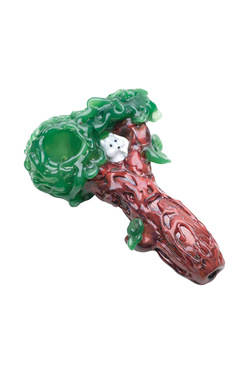 Empire Glassworks Adorable Squirrels Nest Spoon Pipe