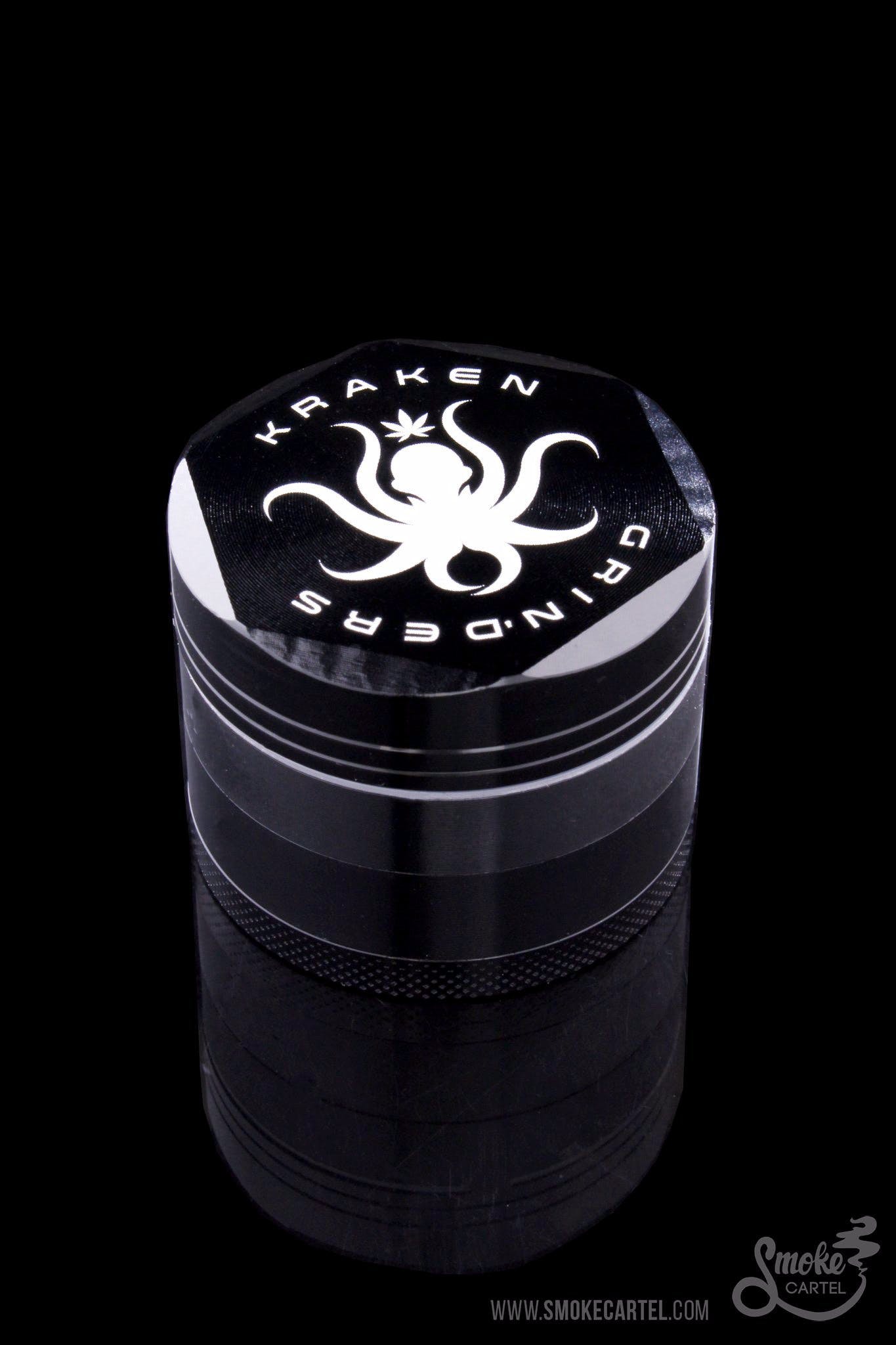 Unleash the Kraken! 2.5 Hex Ridge 4-Piece Grinder with Pollen Screen