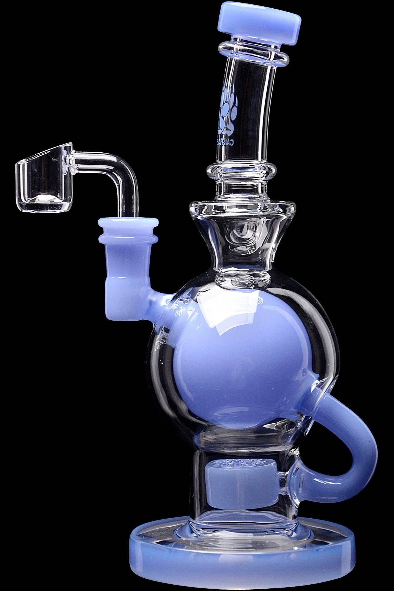 Calibear Colored Ball Flower of Life Smoking Rig - A Stunning Smoking Companion
