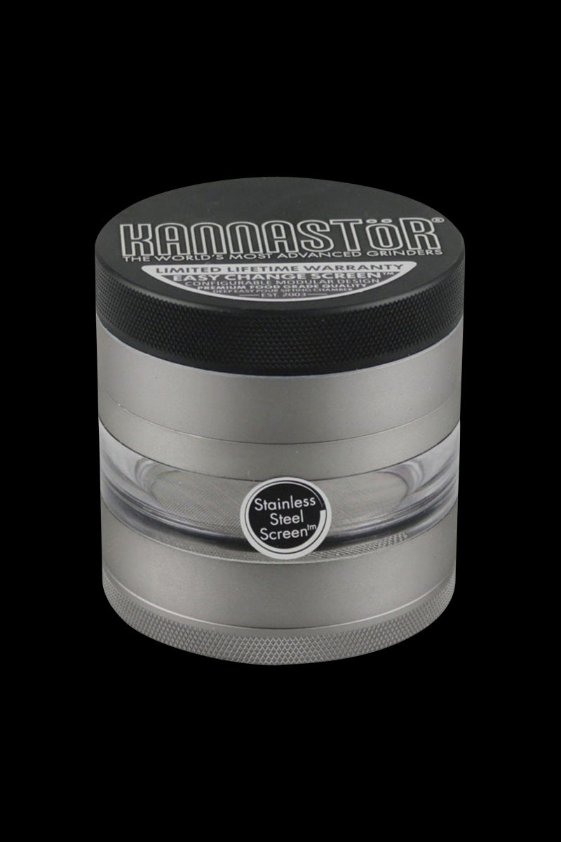 Kannastor Gunmetal Multi - Chamber Premium Smoking Grinder