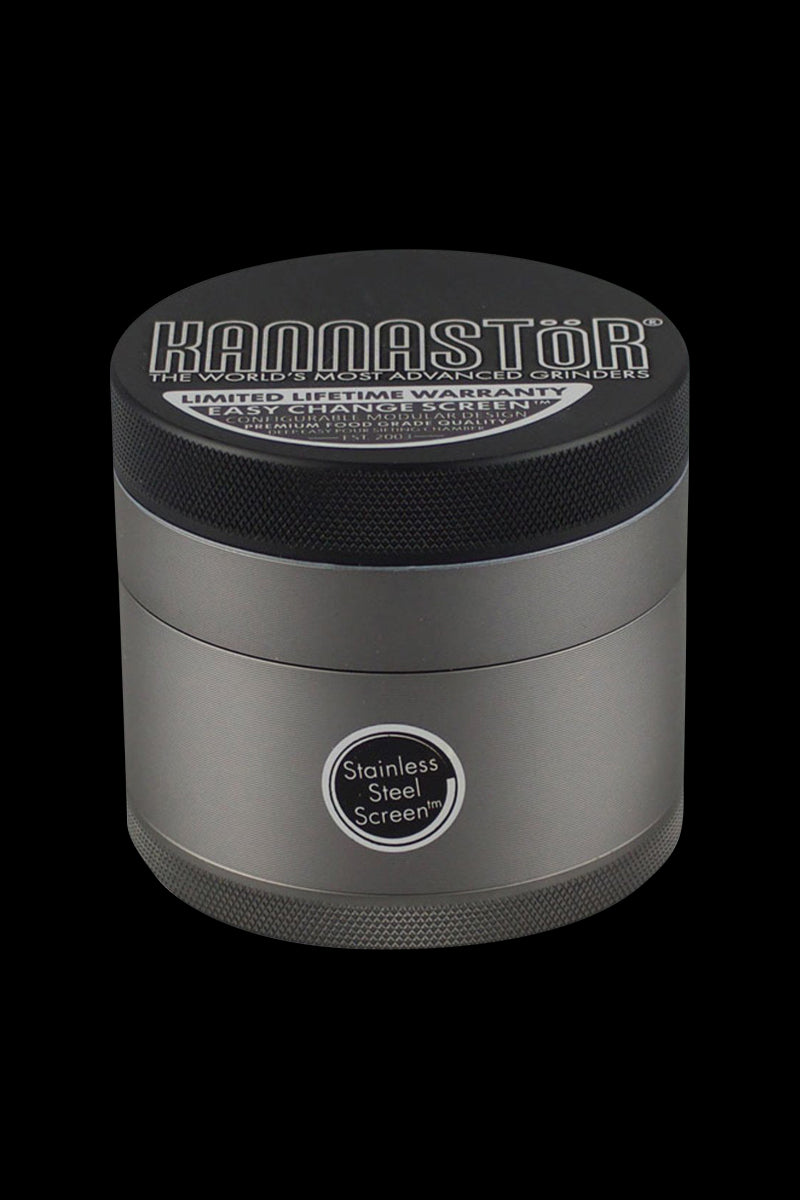 Kannastor Gunmetal Multi - Chamber 4 - Piece Grinder: A Pro - Grade Essential
