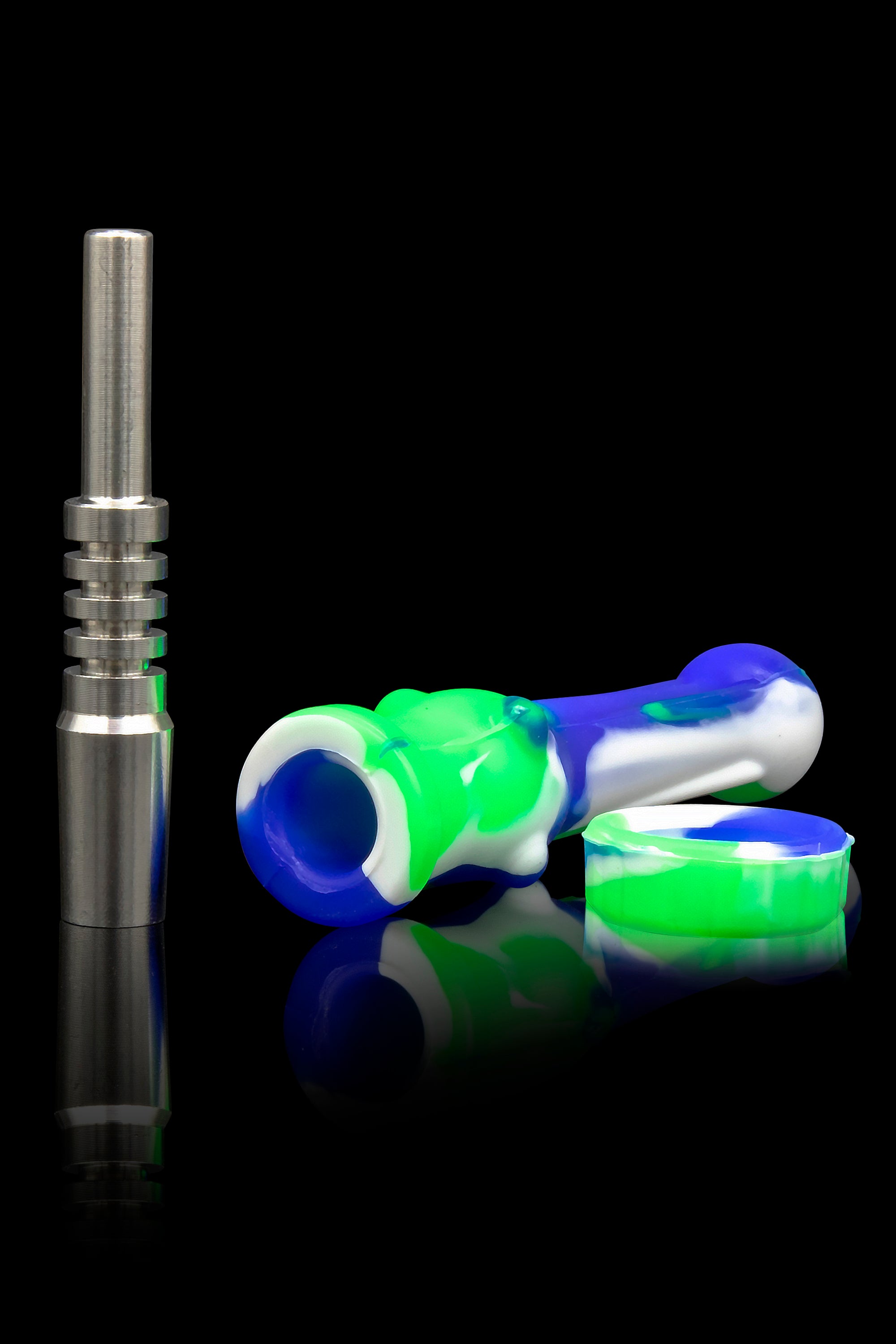 Superior Nectar Collector Dab Vapor Straw with Solid Titanium or Quartz Tip