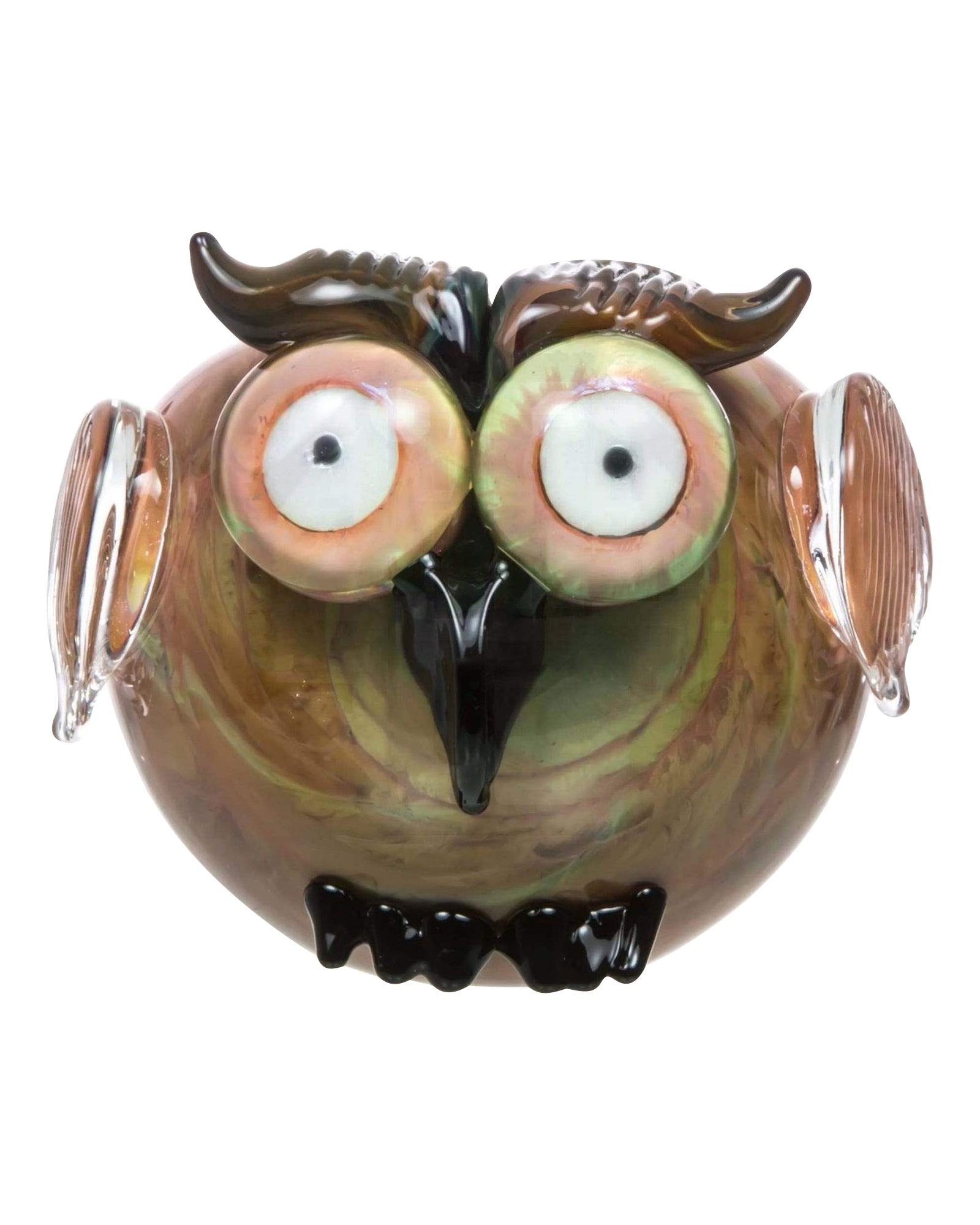 Empire Glassworks Owl Mini Glass Spoon Pipe - A Charming Smoking Companion