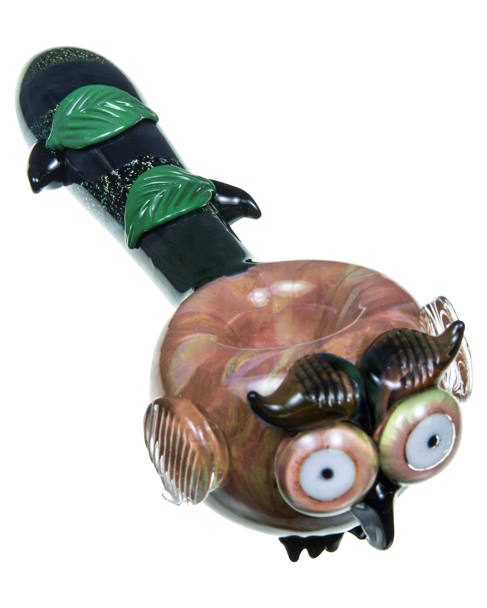 Empire Glassworks Owl Mini Glass Spoon Pipe - A Charming Smoking Companion