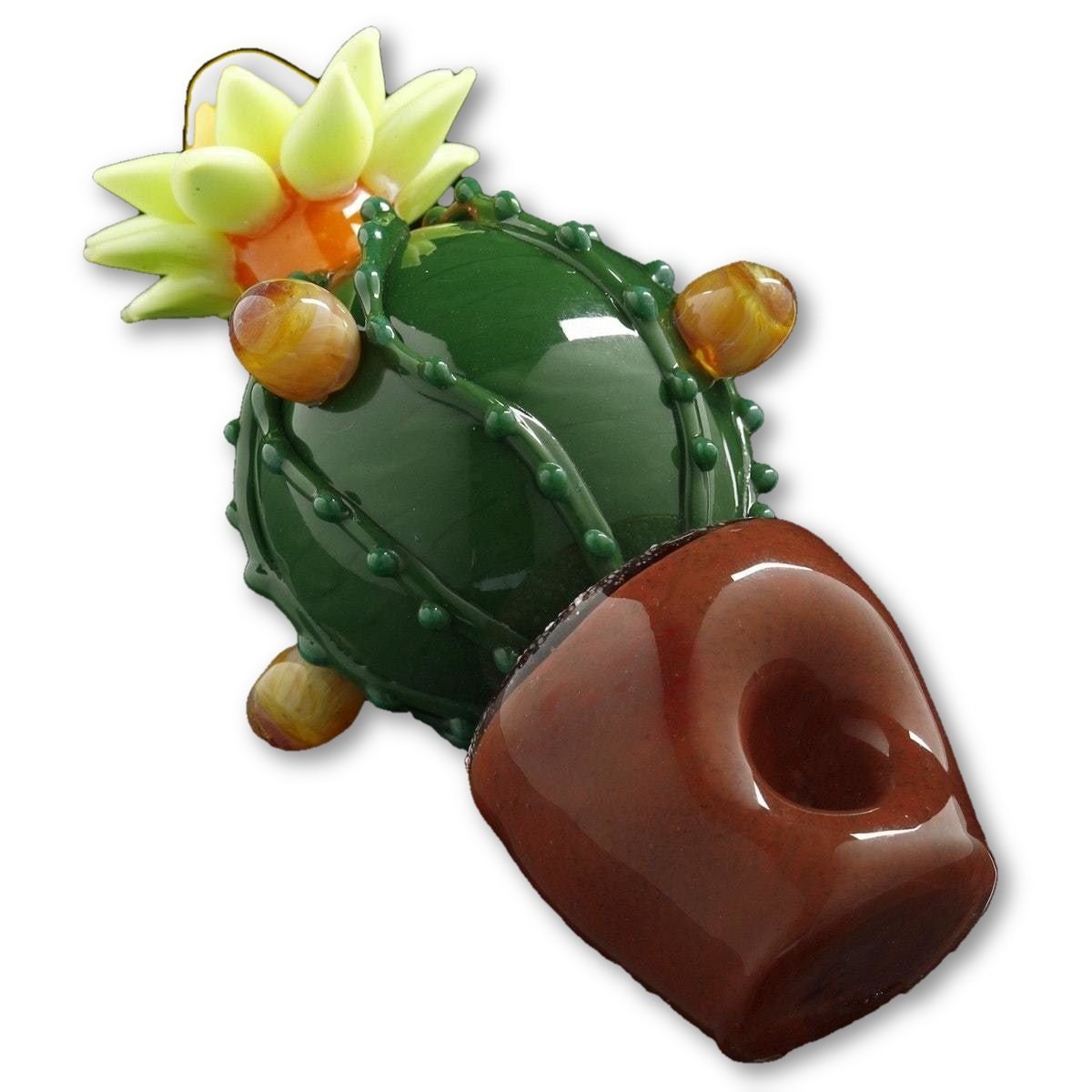 Glassheads Stunning Succulent Cactus Planter Spoon Pipe