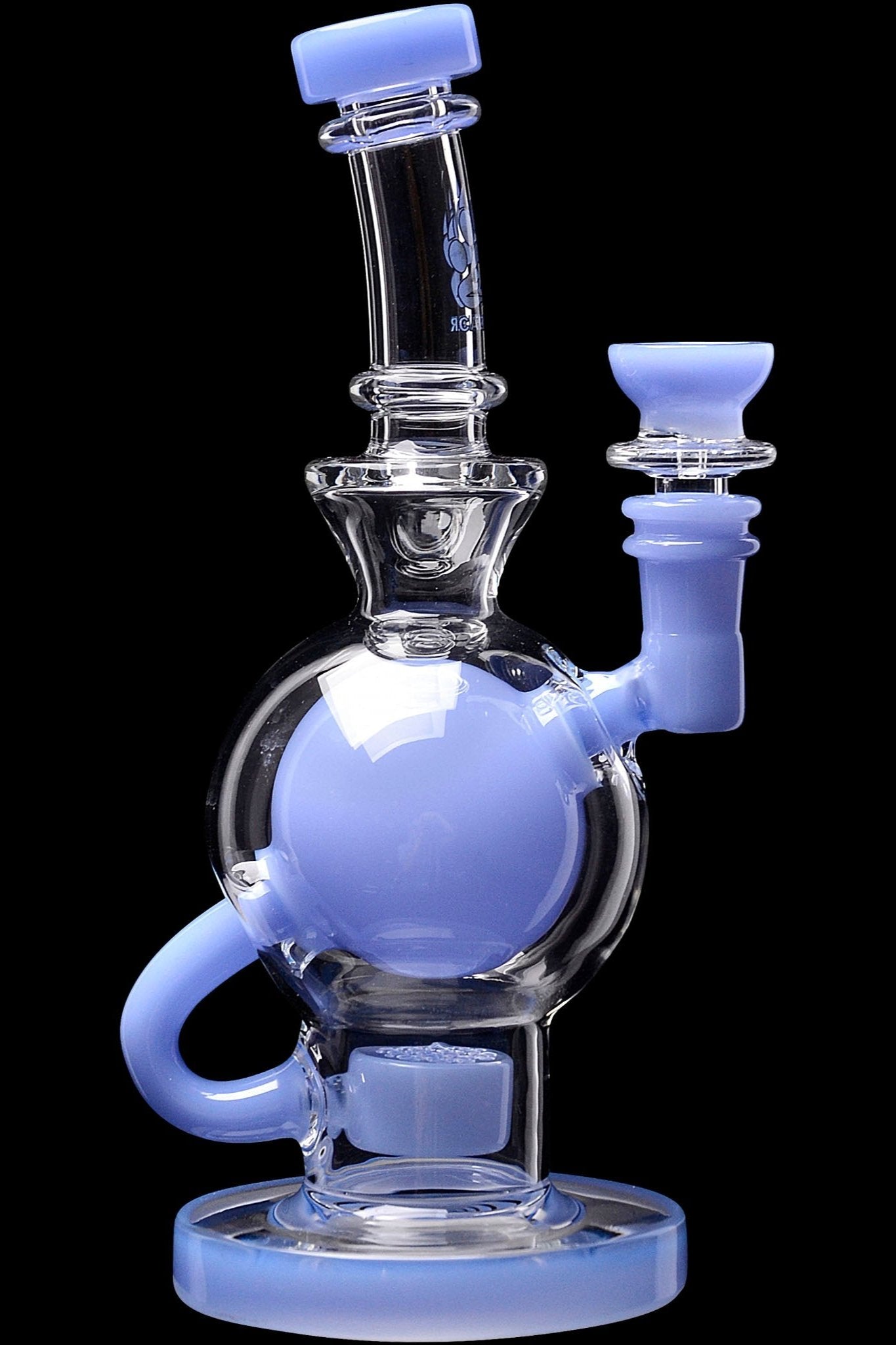 Calibear Colored Ball Flower of Life Smoking Rig - A Stunning Smoking Companion
