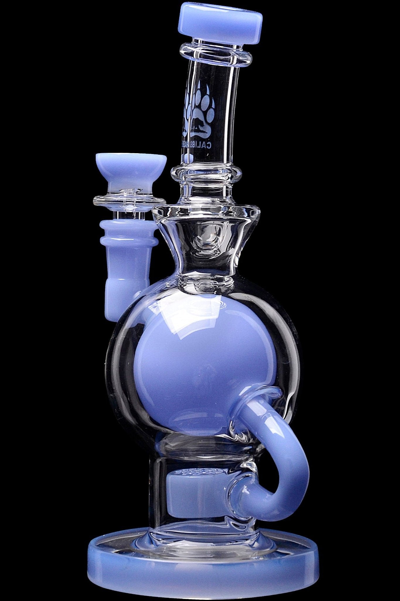 Calibear Colored Ball Flower of Life Smoking Rig - A Stunning Smoking Companion