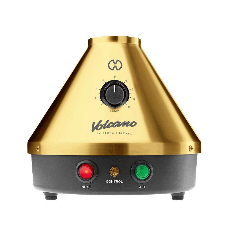 Volcano Classic Vaporizer Gold Edition - A Regal Vaping Experience