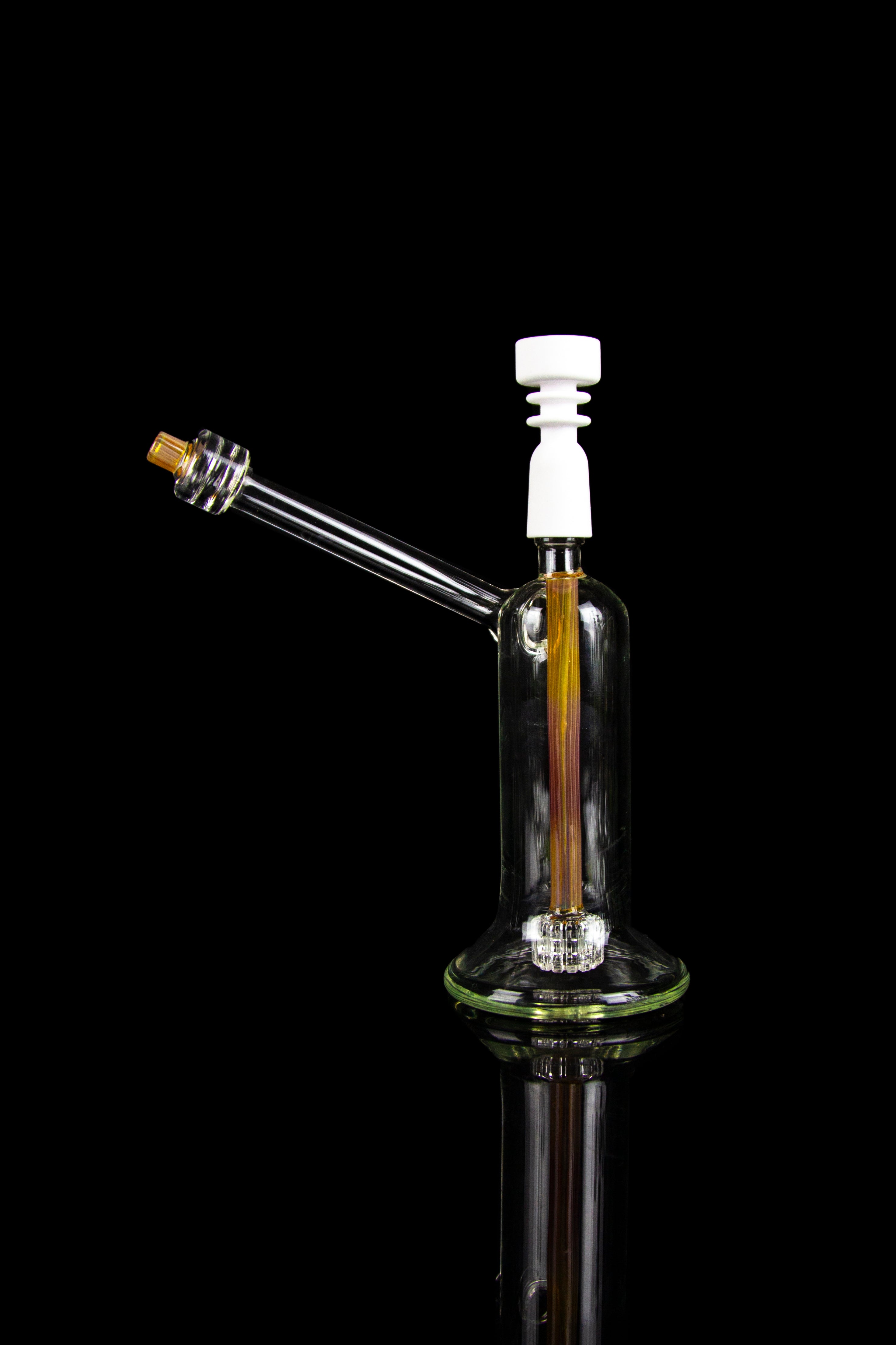 Stunning Stereo Perc Concentrate Bubbler with Ceramic Nail