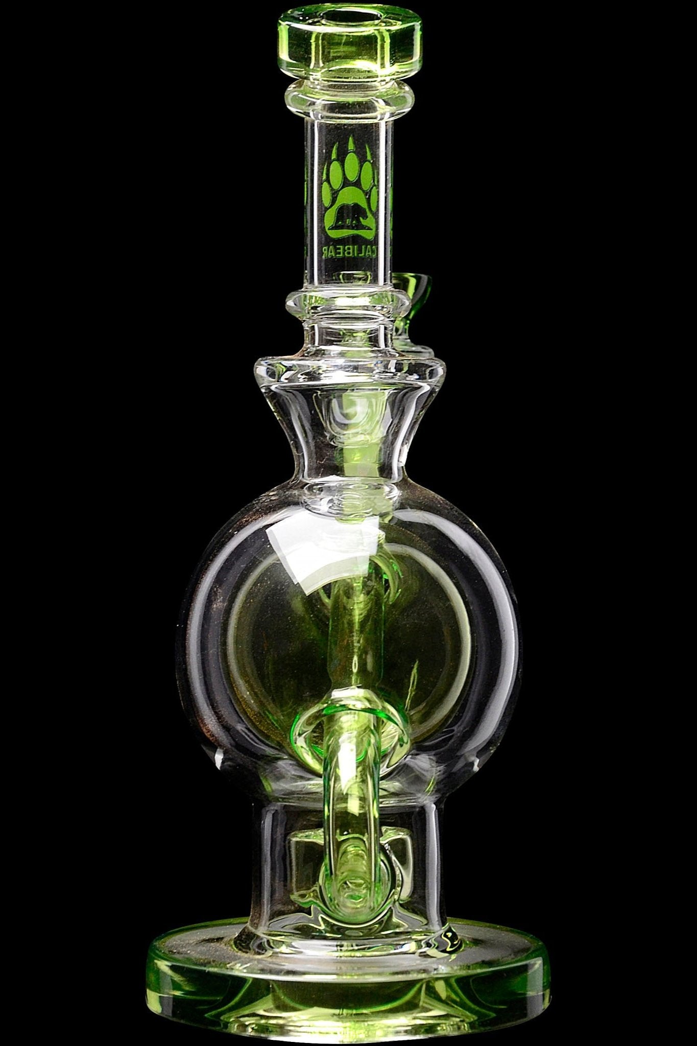 Calibear Colored Ball Flower of Life Smoking Rig - A Stunning Smoking Companion